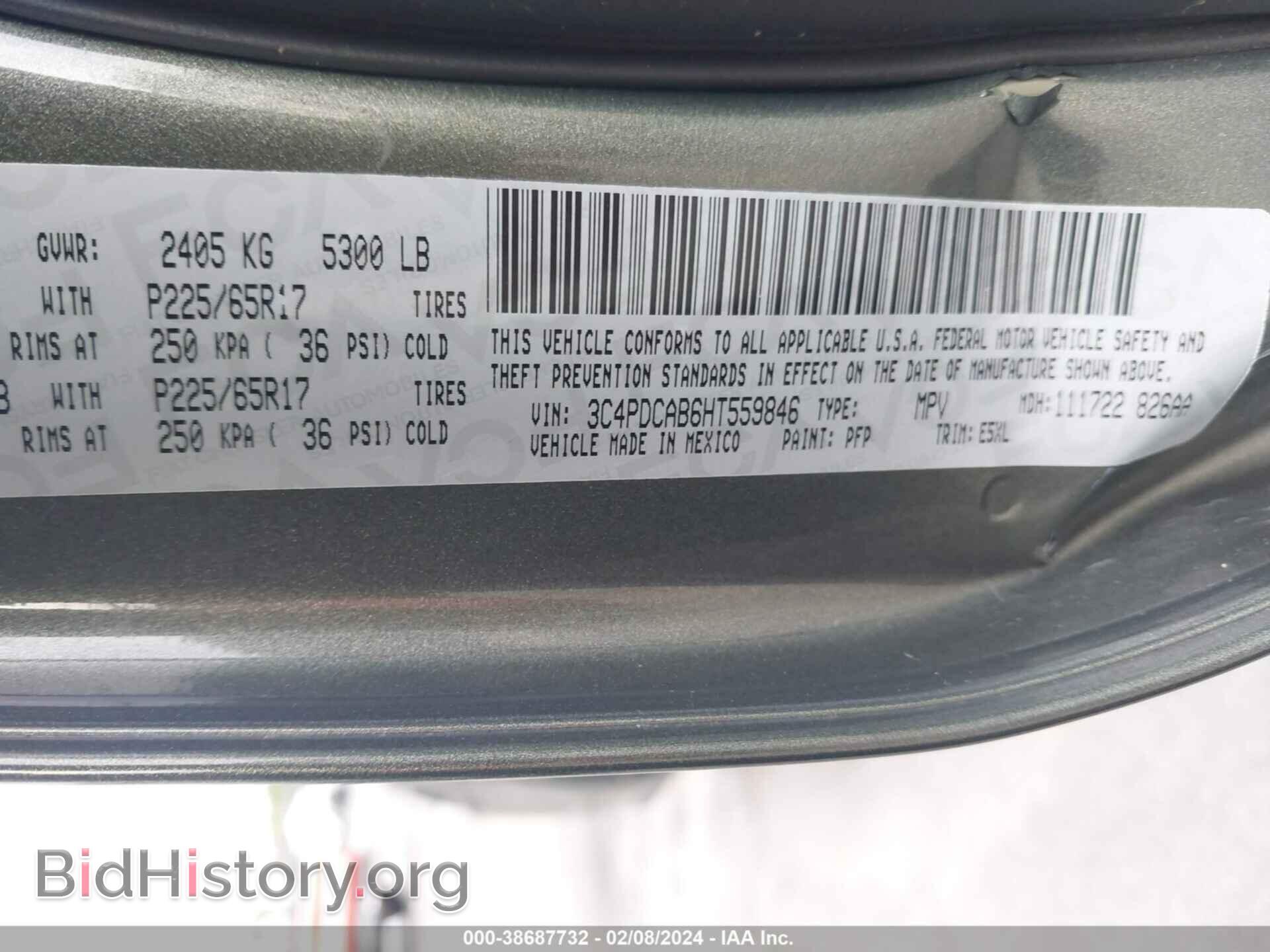 2017 DODGE JOURNEY - VIN: 3C4PDCAB6HT559846 - Photo 9