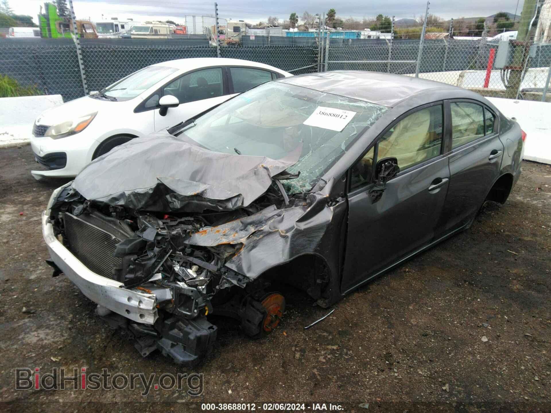 2012 HONDA CIVIC - VIN: JHMFB2F58CS005358 - Фото 2