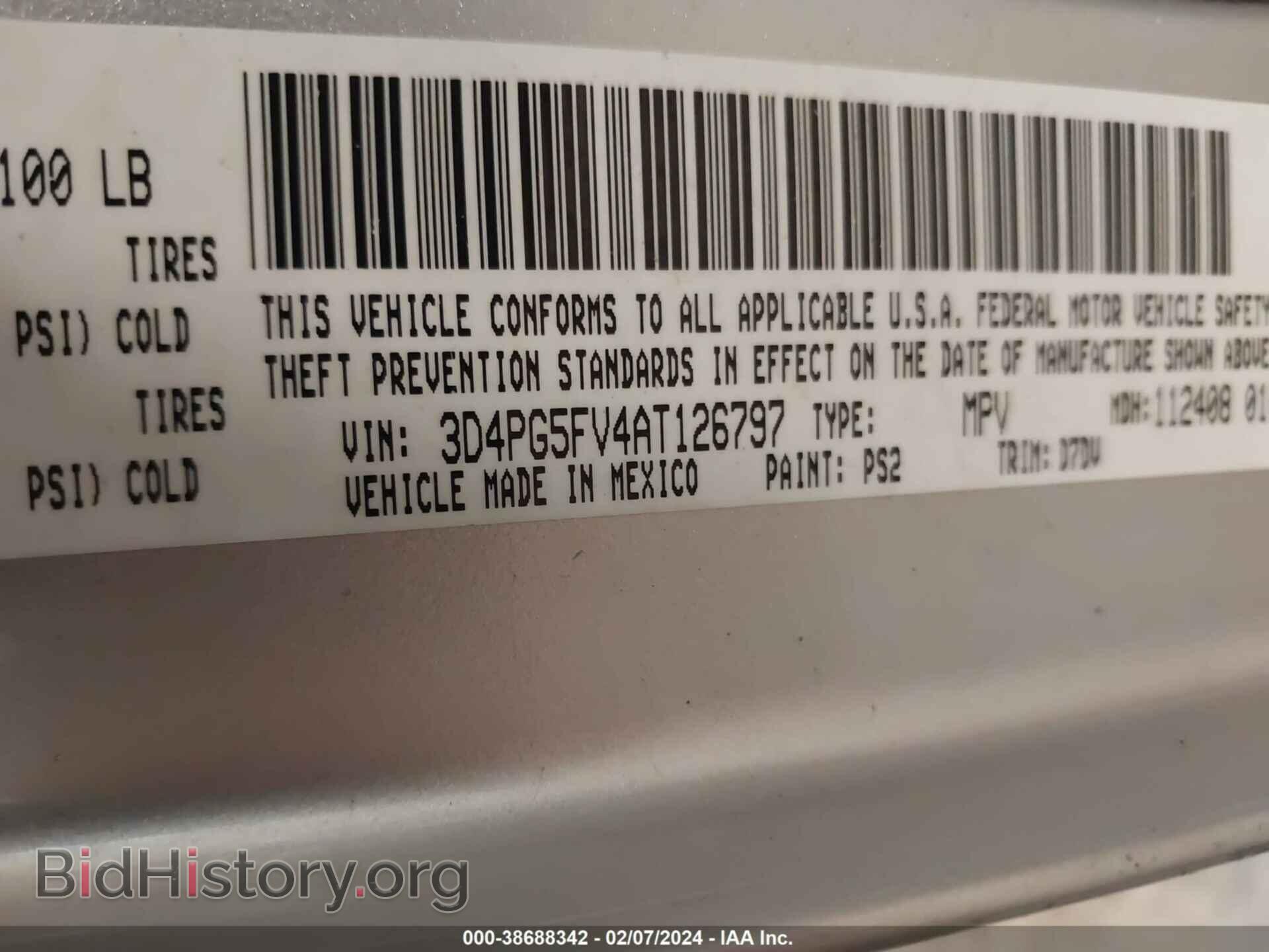 2010 DODGE JOURNEY - VIN: 3D4PG5FV4AT126797 - Фото 9