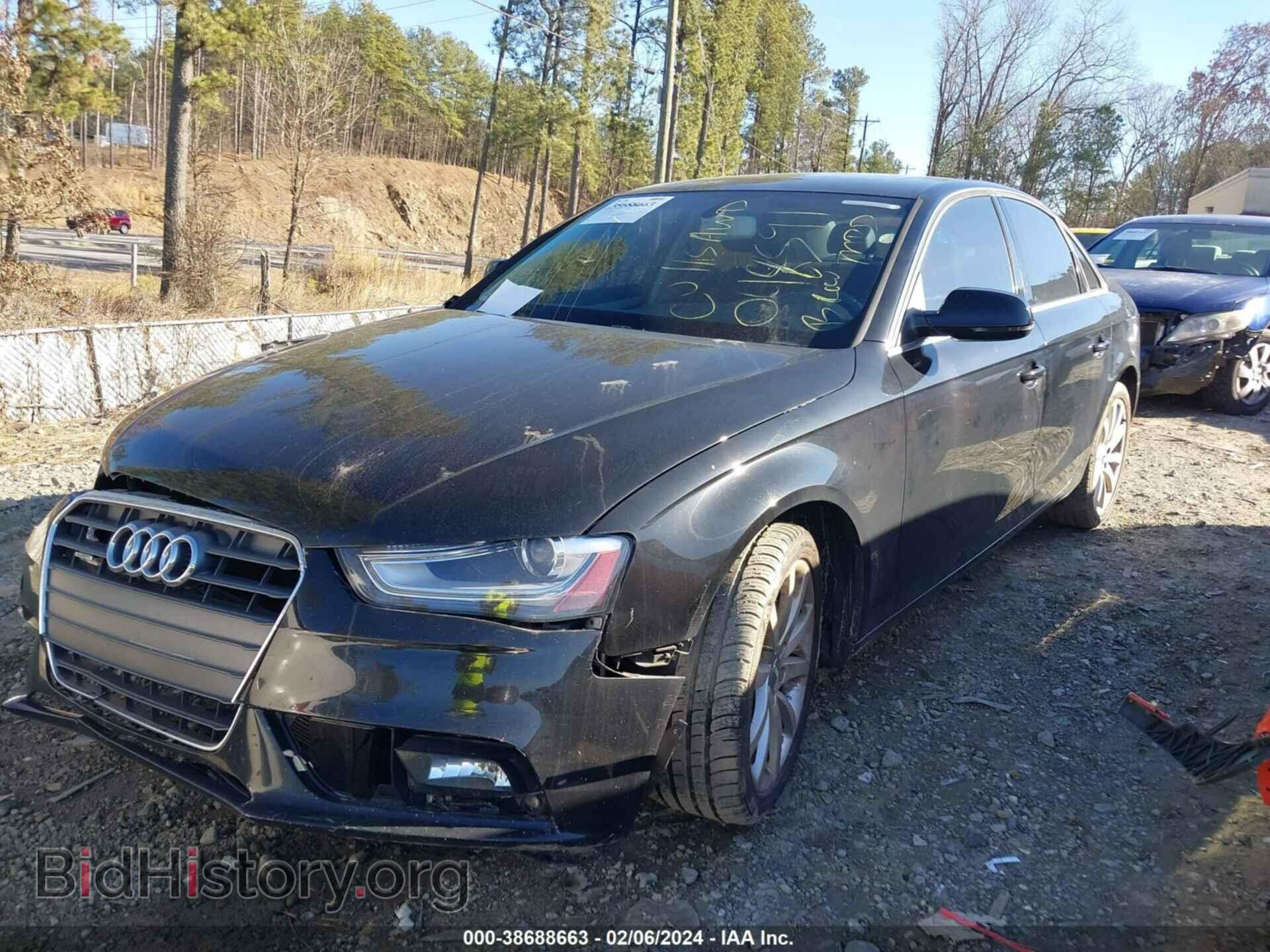 2013 AUDI A4 - VIN: WAUBFAFL6DN048591 - Фото 2