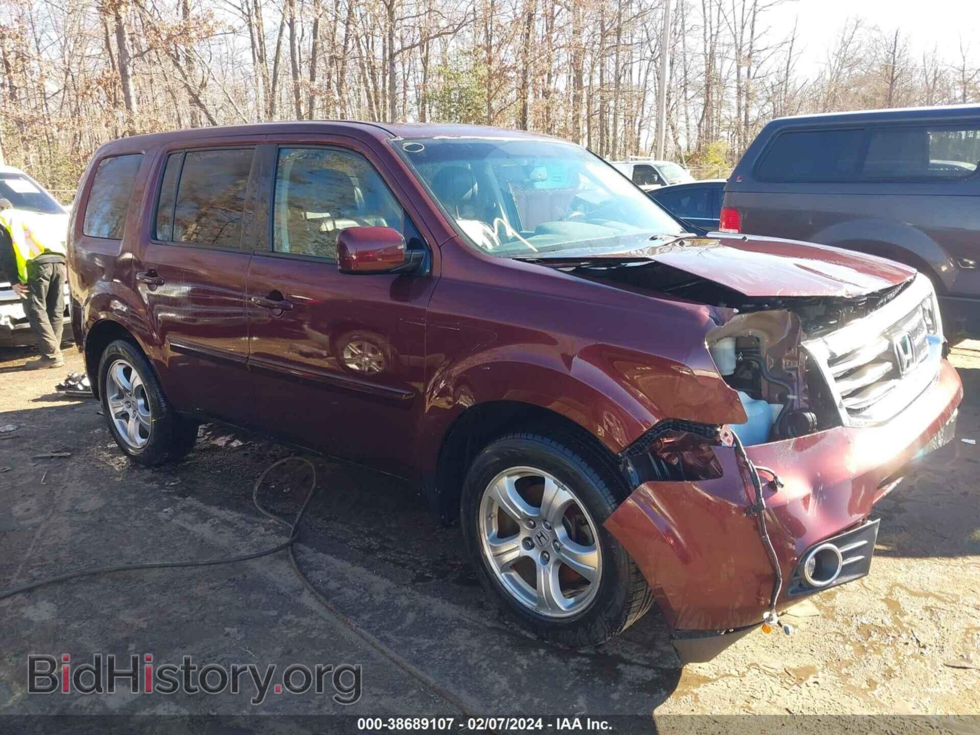 Photo 5FNYF4H56CB035107 - HONDA PILOT 2012