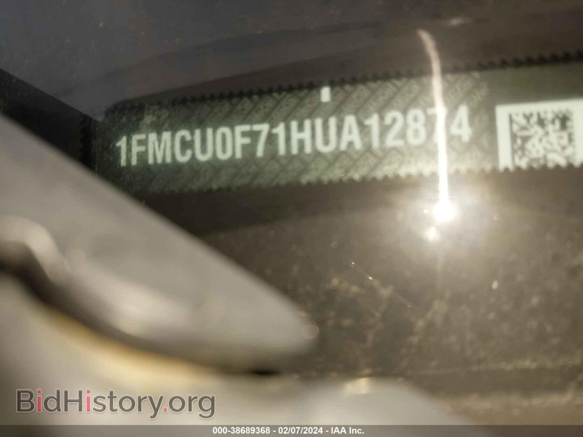 2017 FORD ESCAPE - VIN: 1FMCU0F71HUA12874 - Фото 9
