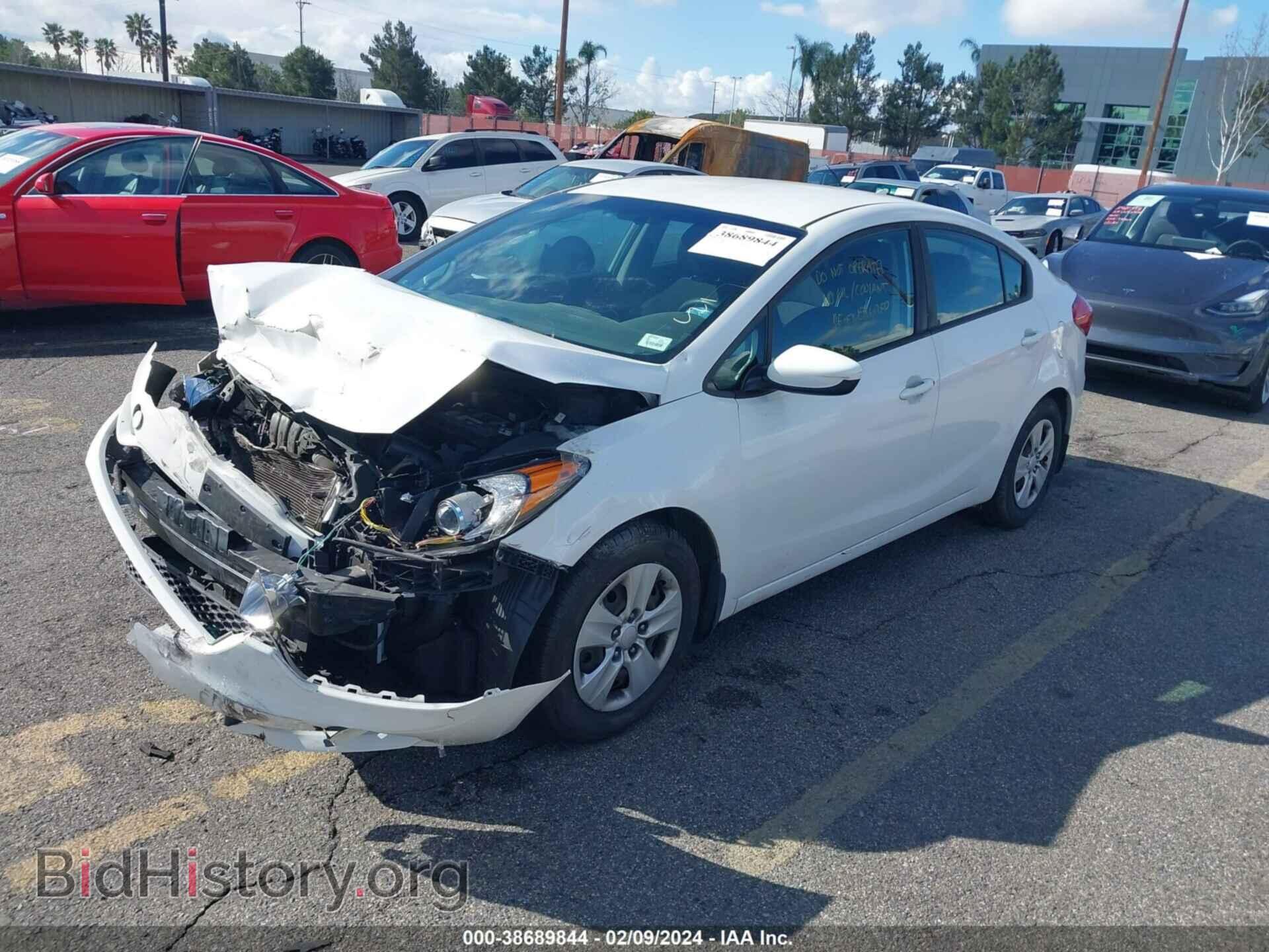 2016 KIA FORTE - VIN: KNAFK4A65G5579091 - Фото 2