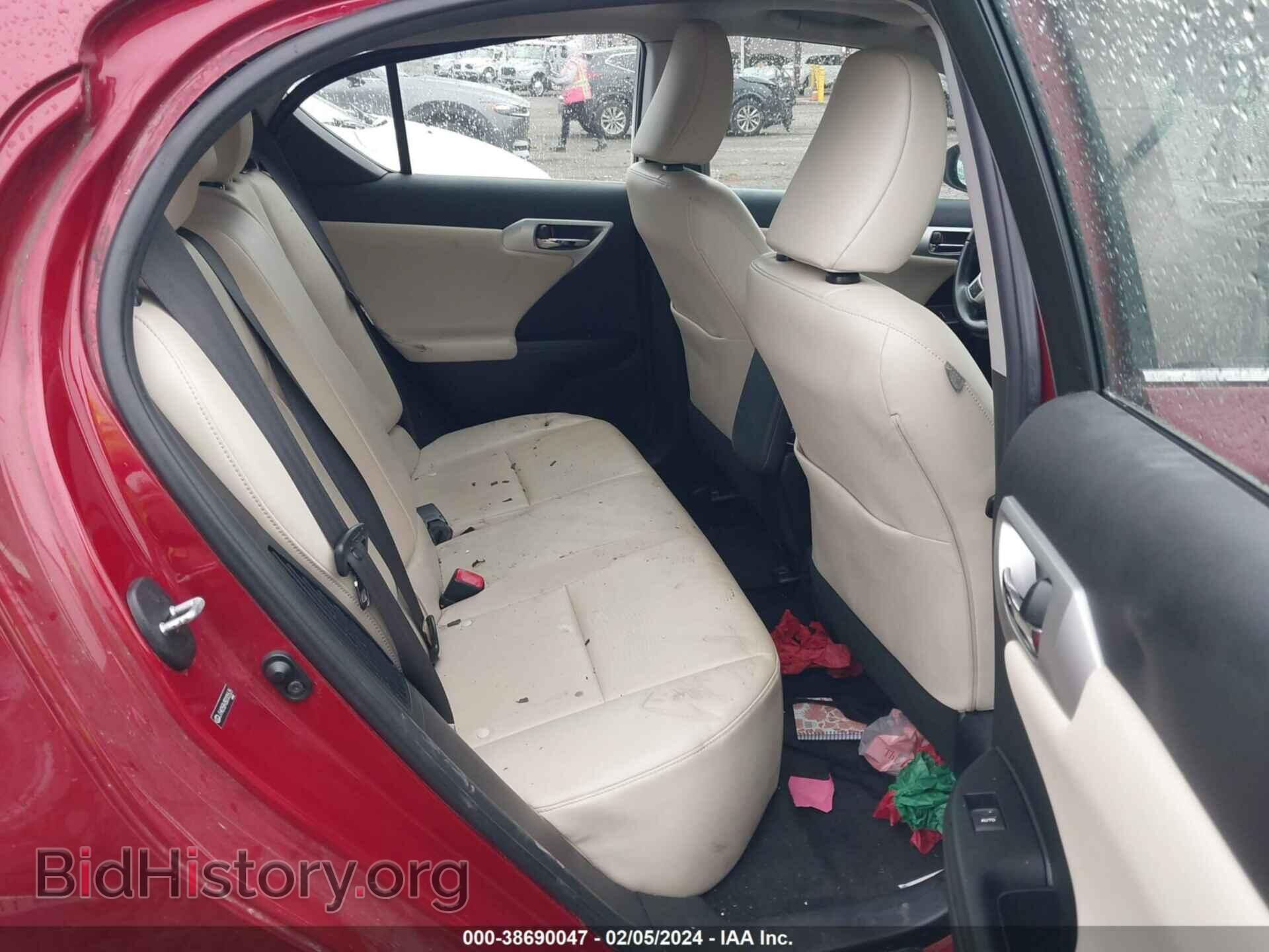 2011 LEXUS CT 200H - VIN: JTHKD5BH3B2005535 - Фото 8