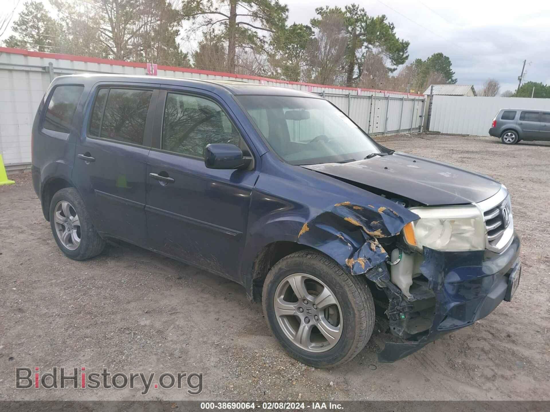 Photo 5FNYF3H52DB016551 - HONDA PILOT 2013
