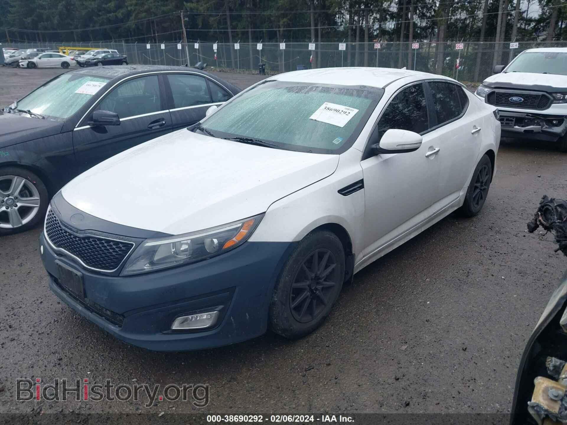 2014 KIA OPTIMA - VIN: KNAGM4A76E5454959 - Фото 2
