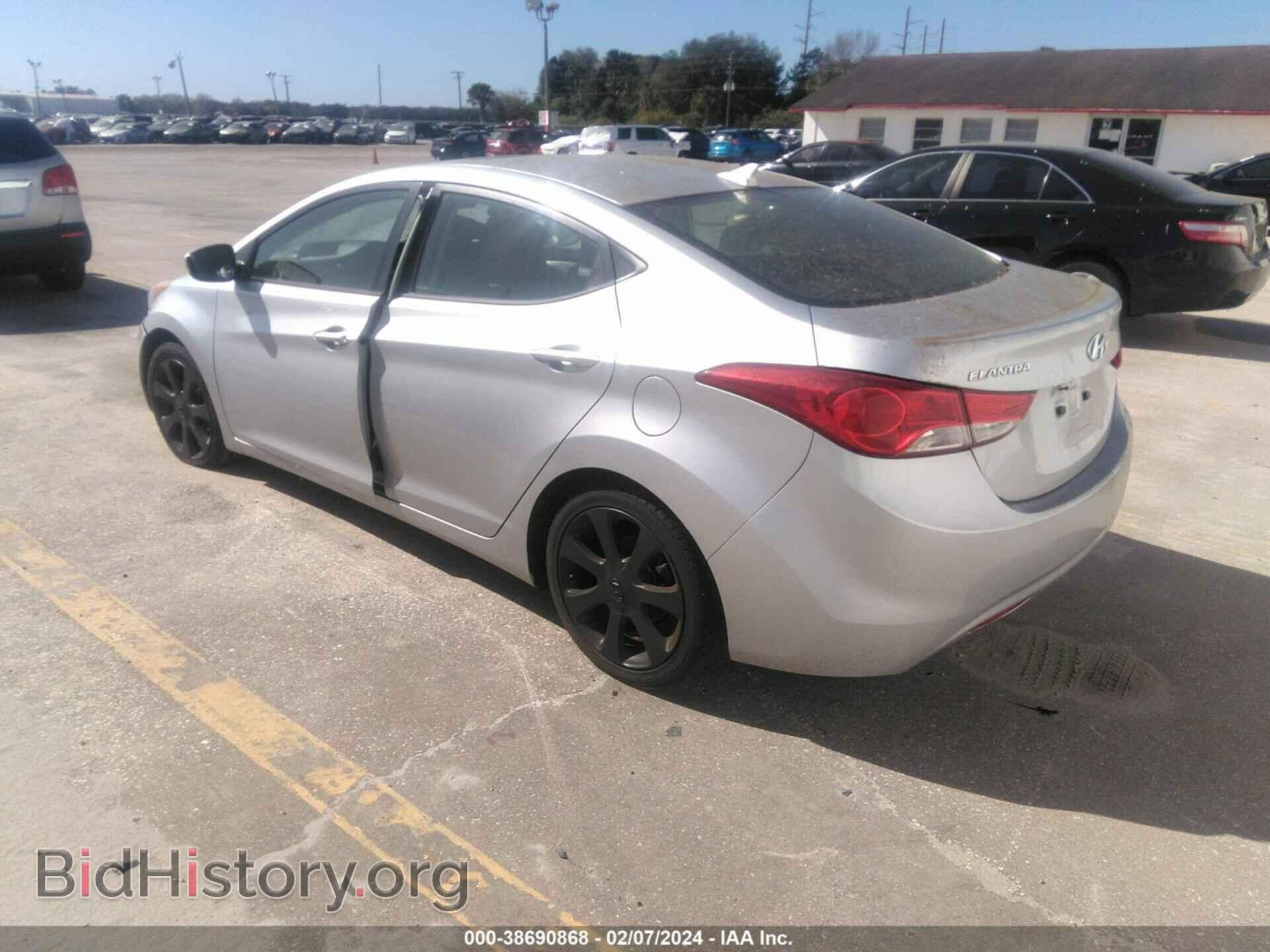 2012 HYUNDAI ELANTRA - VIN: 5NPDH4AEXCH114381 - Фото 3