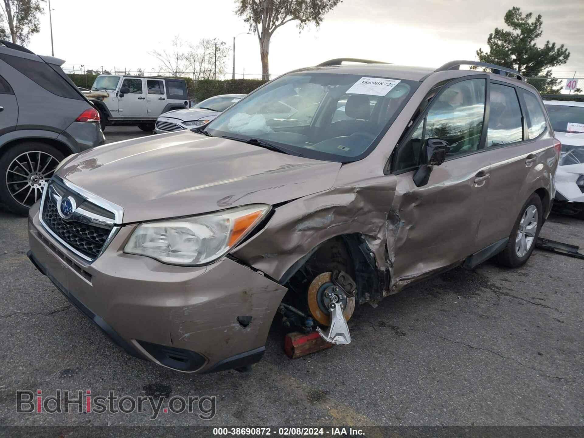 2015 SUBARU FORESTER - VIN: JF2SJABC8FH482697 - Фото 2