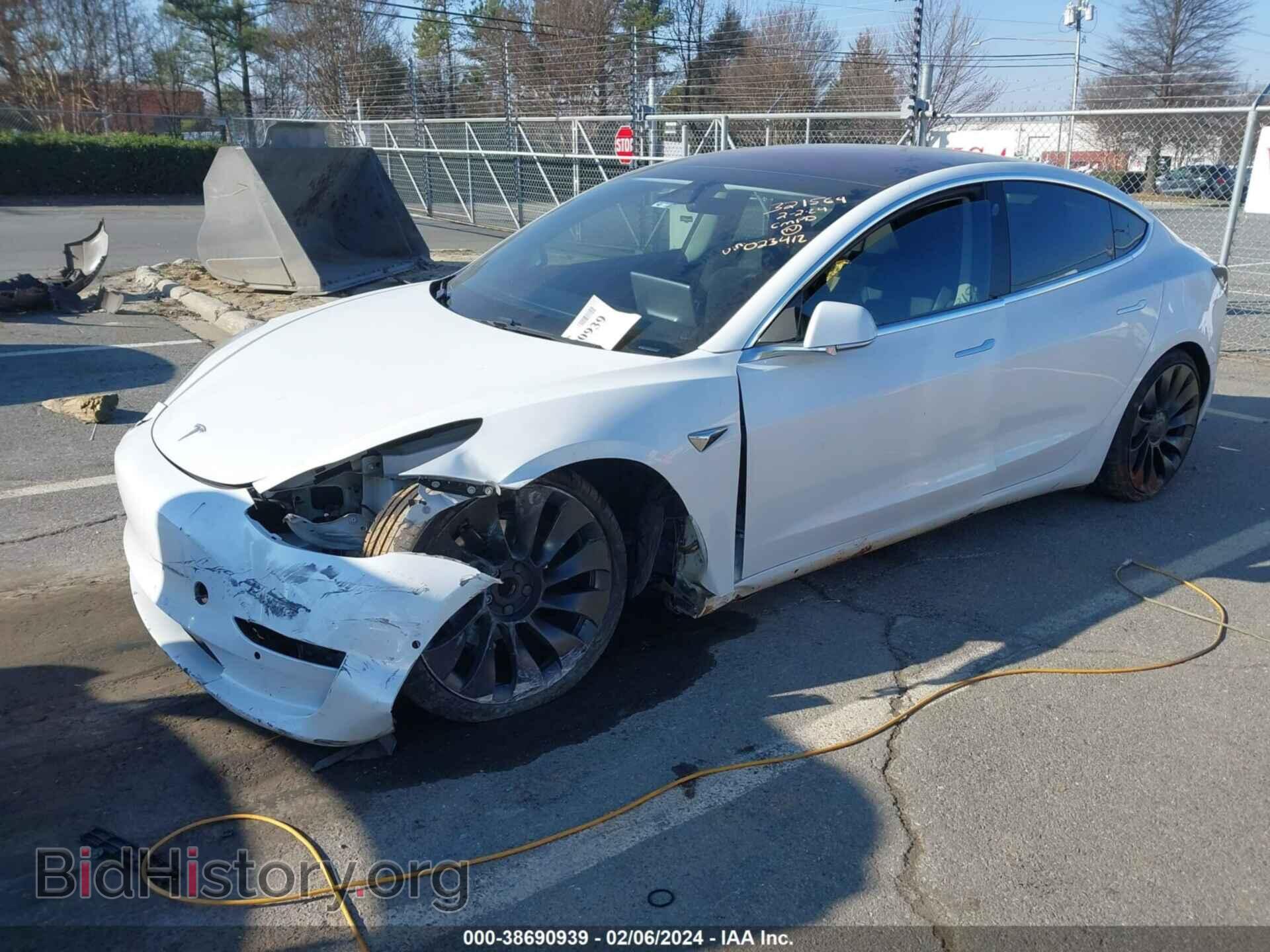 2018 TESLA MODEL 3 - VIN: 5YJ3E1EA3JF023412 - Фото 2