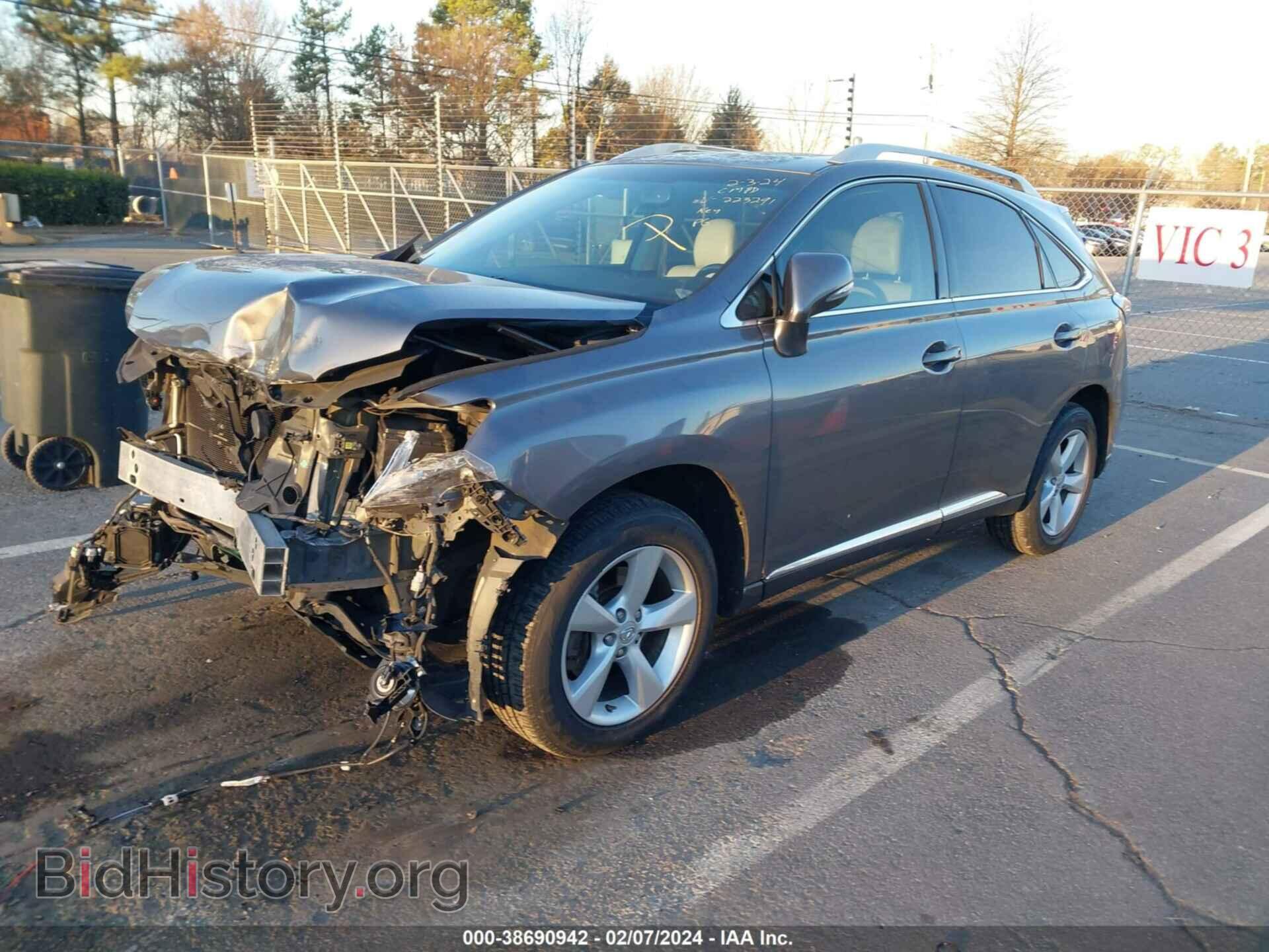 2013 LEXUS RX 350 - VIN: 2T2BK1BA2DC223291 - Фото 2