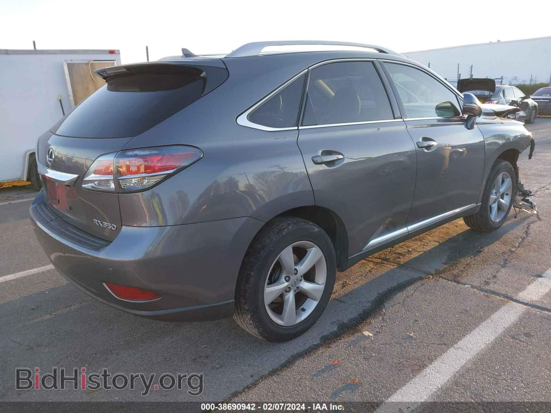 2013 LEXUS RX 350 - VIN: 2T2BK1BA2DC223291 - Фото 4