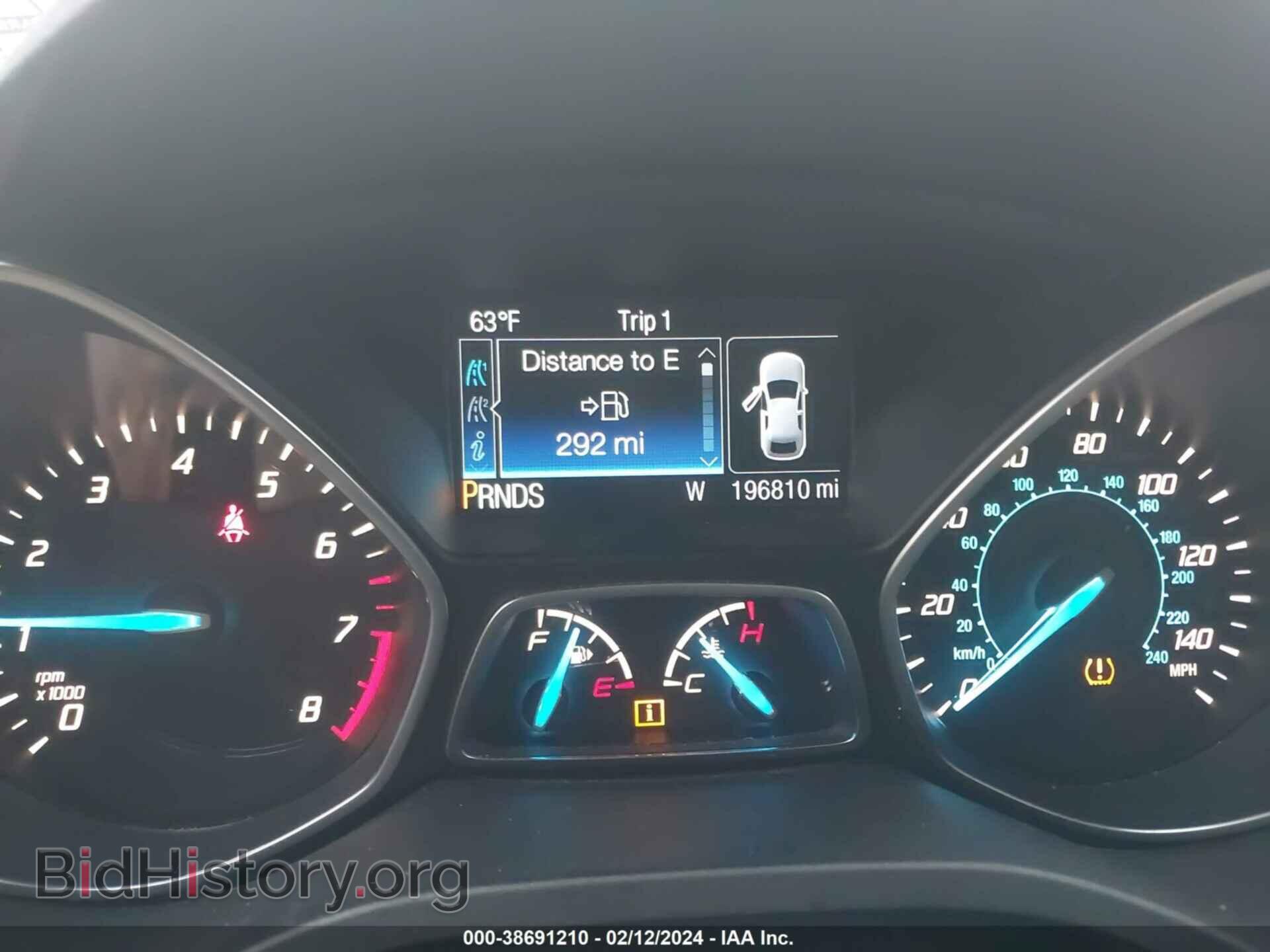 2014 FORD ESCAPE - VIN: 1FMCU0J98EUD91618 - Photo 7