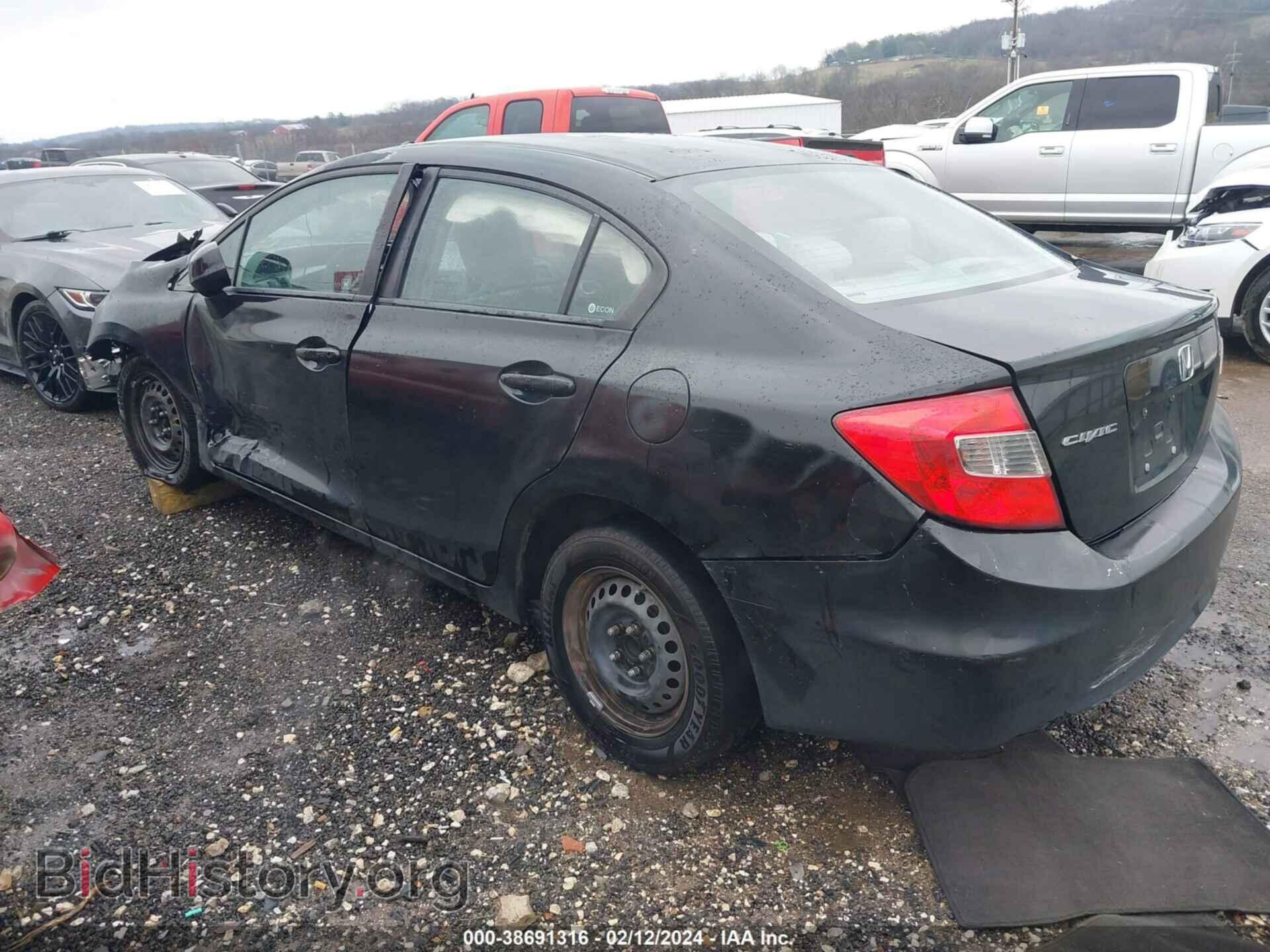 2012 HONDA CIVIC - VIN: 2HGFB2F50CH560248 - Фото 3