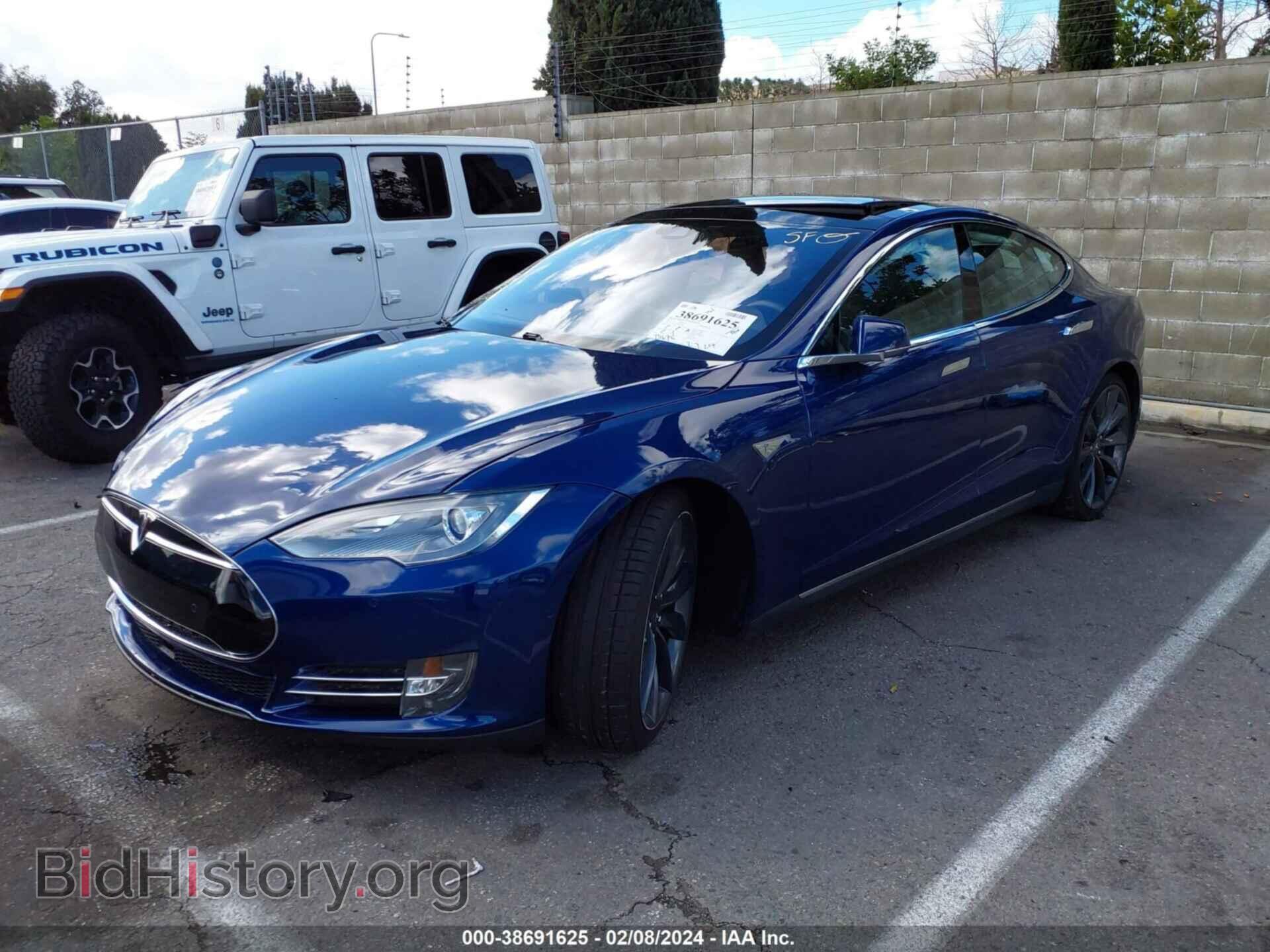 2015 TESLA MODEL S - VIN: 5YJSA1H2XFF099437 - Photo 2