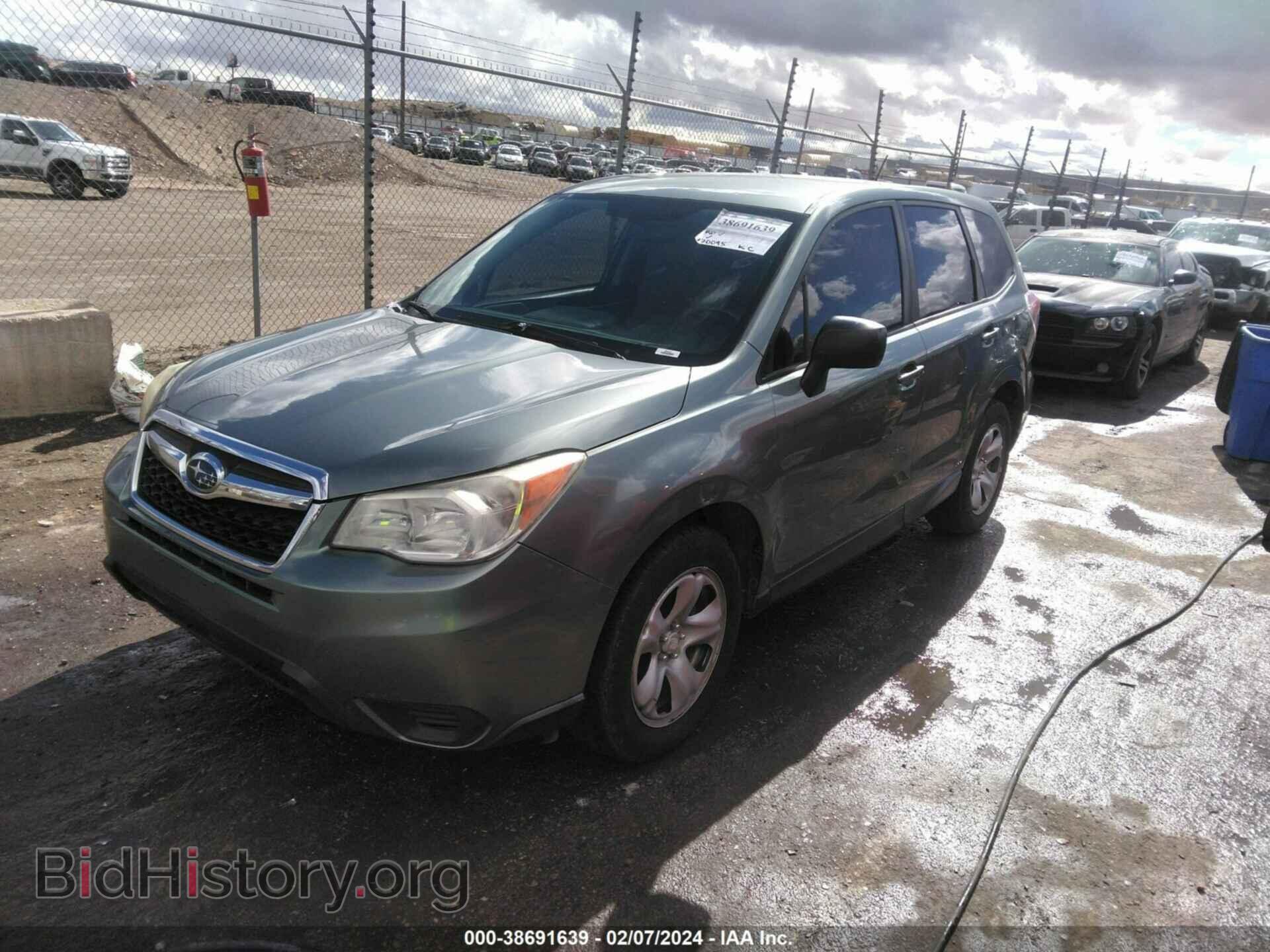 2014 SUBARU FORESTER - VIN: JF2SJAAC4EH490943 - Фото 2