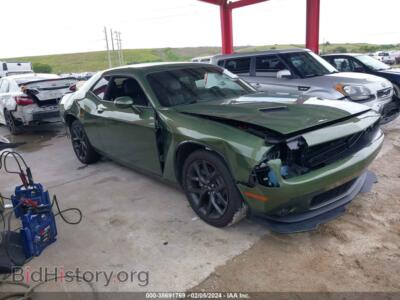 2023 Dodge CHALLENGER SXT, зеленый — VIN 2C3CDZAG1PH549766, IAAI