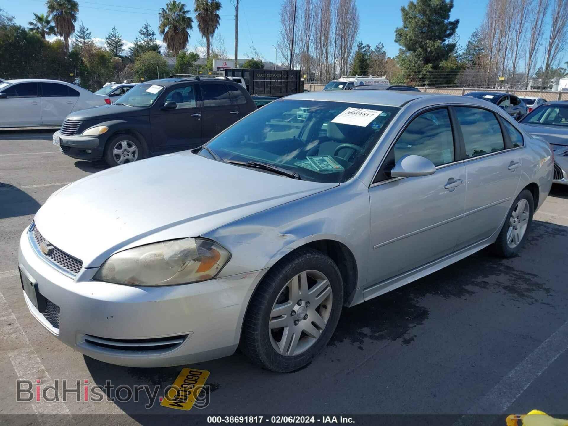 2013 CHEVROLET IMPALA - VIN: 2G1WG5E30D1241033 - Фото 2