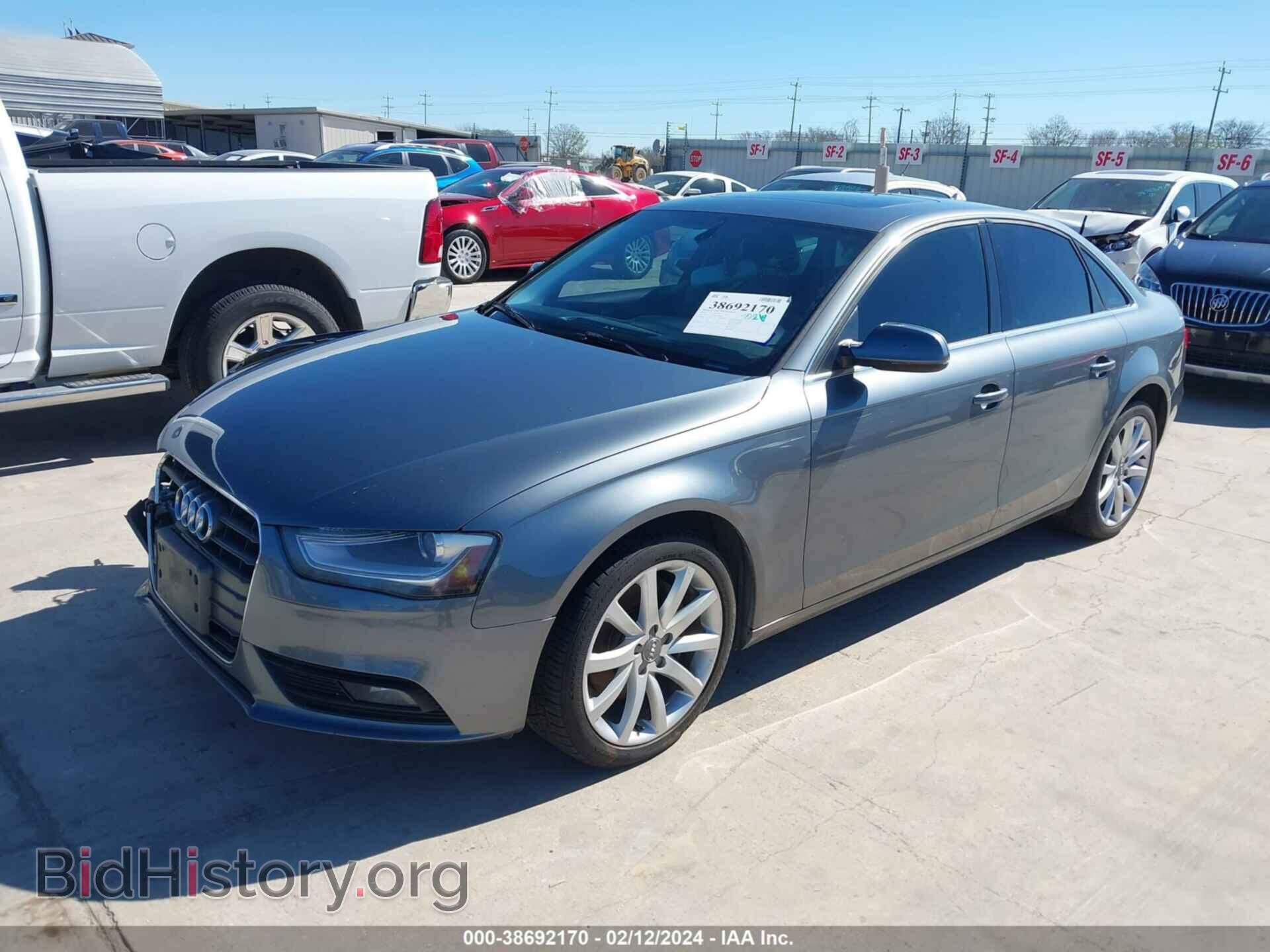 2013 AUDI A4 - VIN: WAUEFAFL8DN024869 - Фото 2
