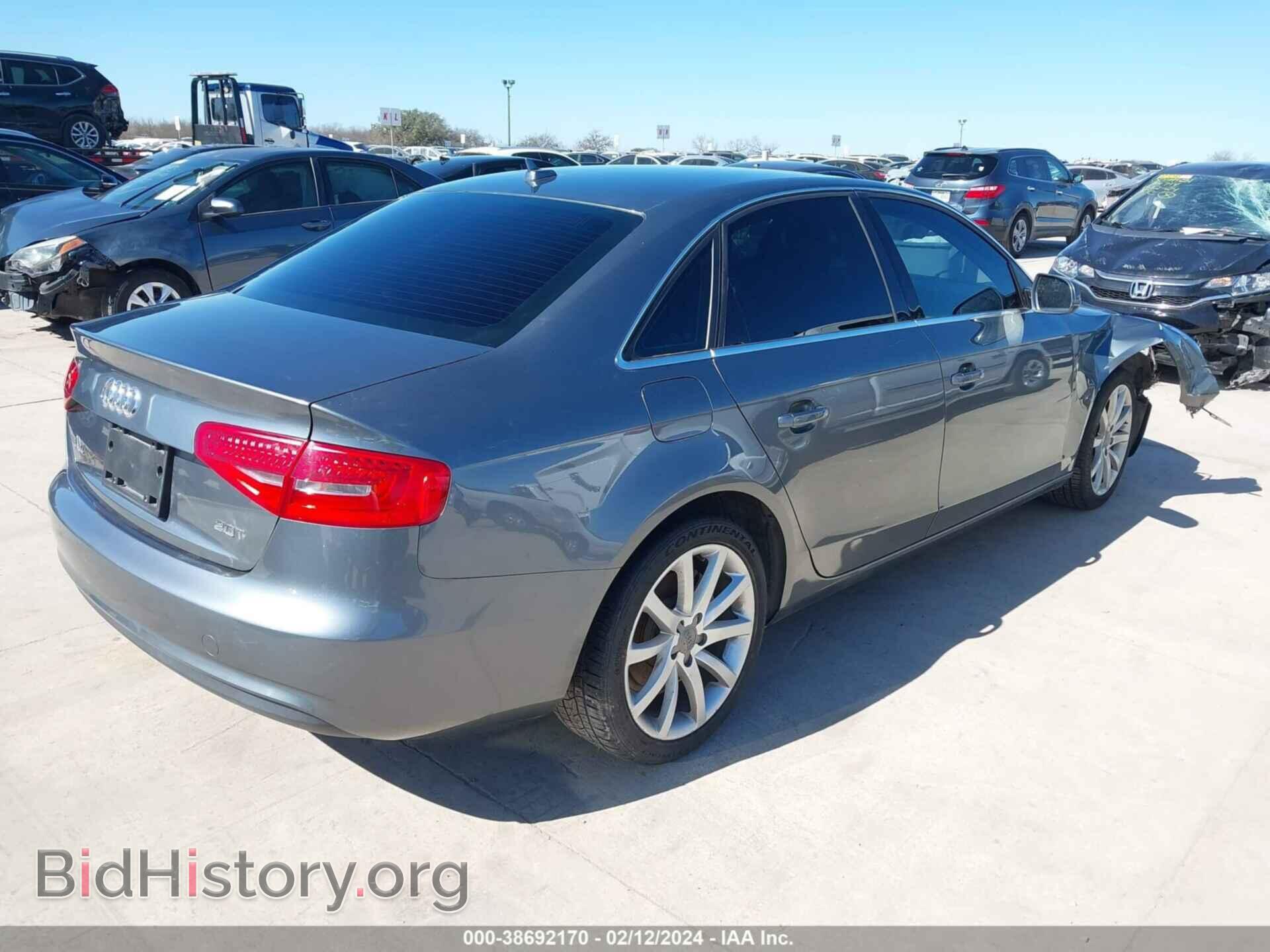 2013 AUDI A4 - VIN: WAUEFAFL8DN024869 - Фото 4