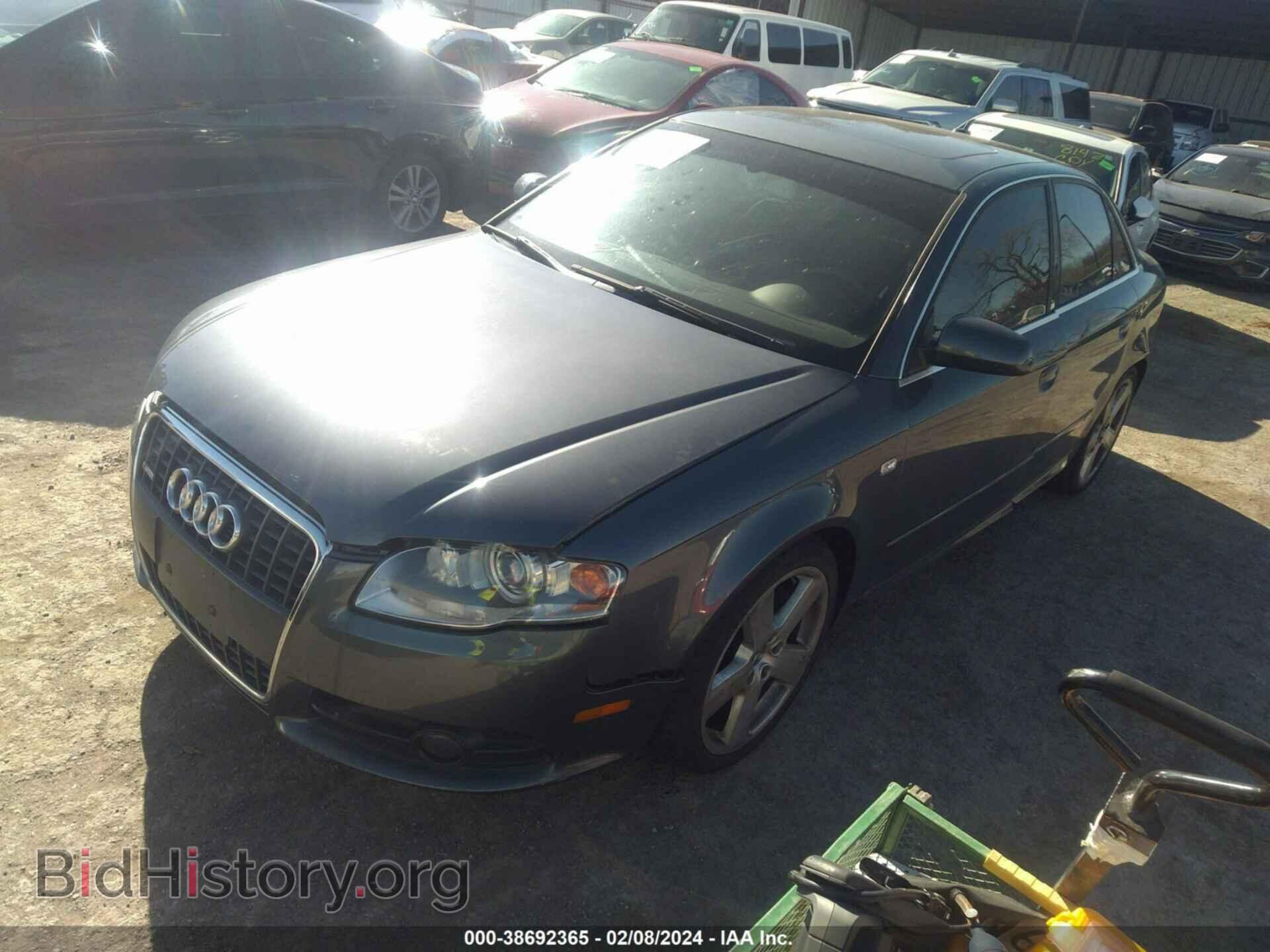 2008 AUDI A4 - VIN: WAUBH78E58A041754 - Фото 2