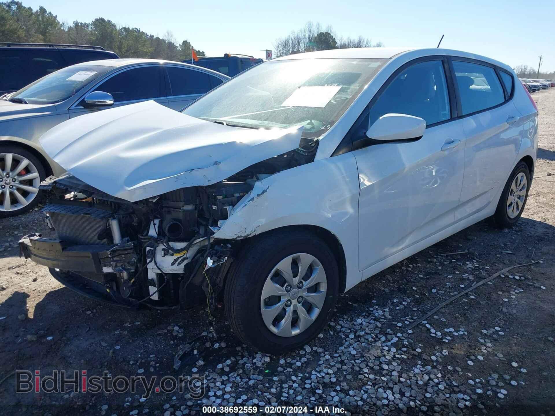 2016 HYUNDAI ACCENT - VIN: KMHCT5AEXGU278575 - Фото 2