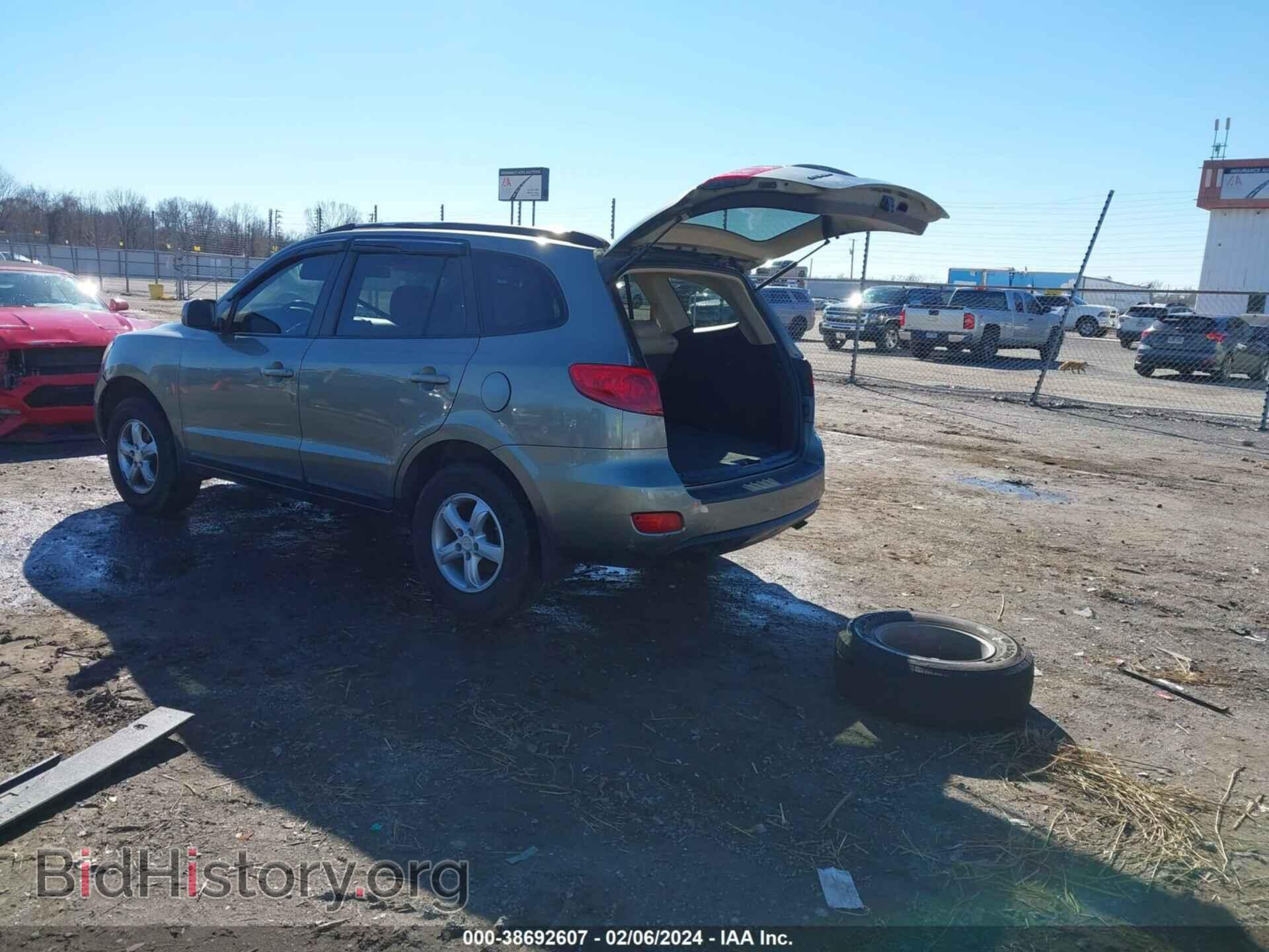 2008 HYUNDAI SANTA FE - VIN: 5NMSG13D98H203196 - Фото 3