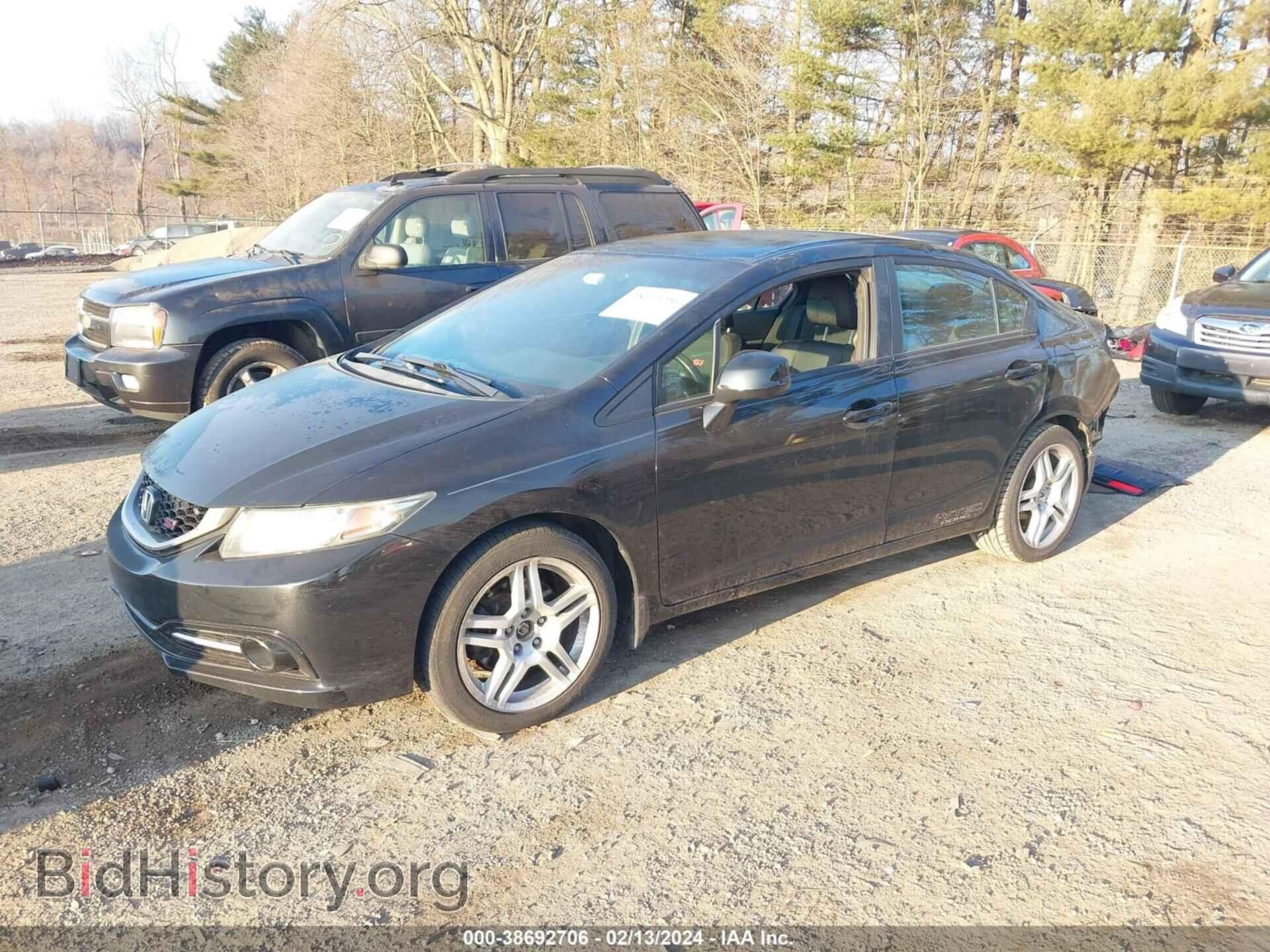 2013 HONDA CIVIC - VIN: 2HGFB6E5XDH704849 - Фото 2