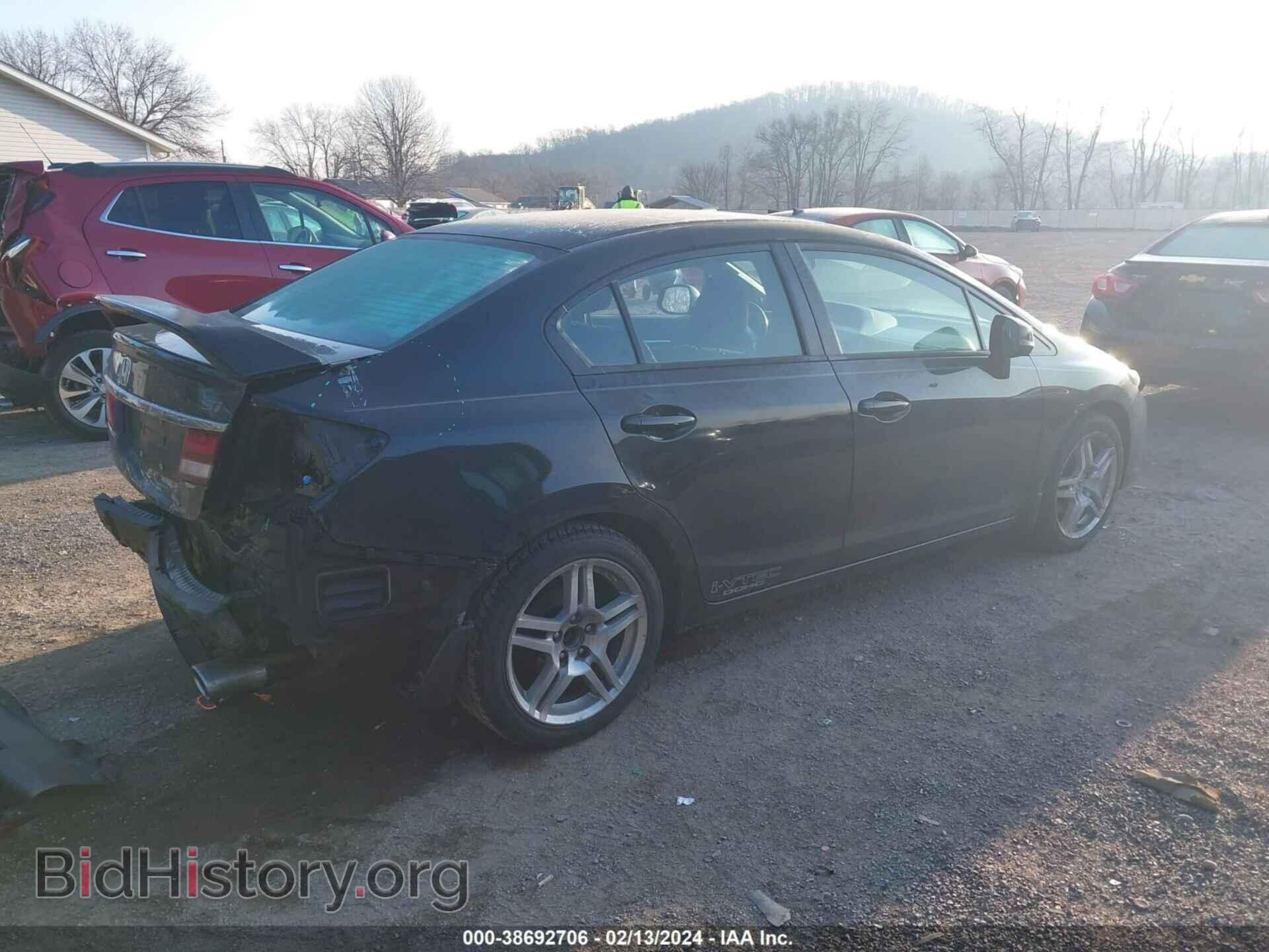 2013 HONDA CIVIC - VIN: 2HGFB6E5XDH704849 - Фото 4