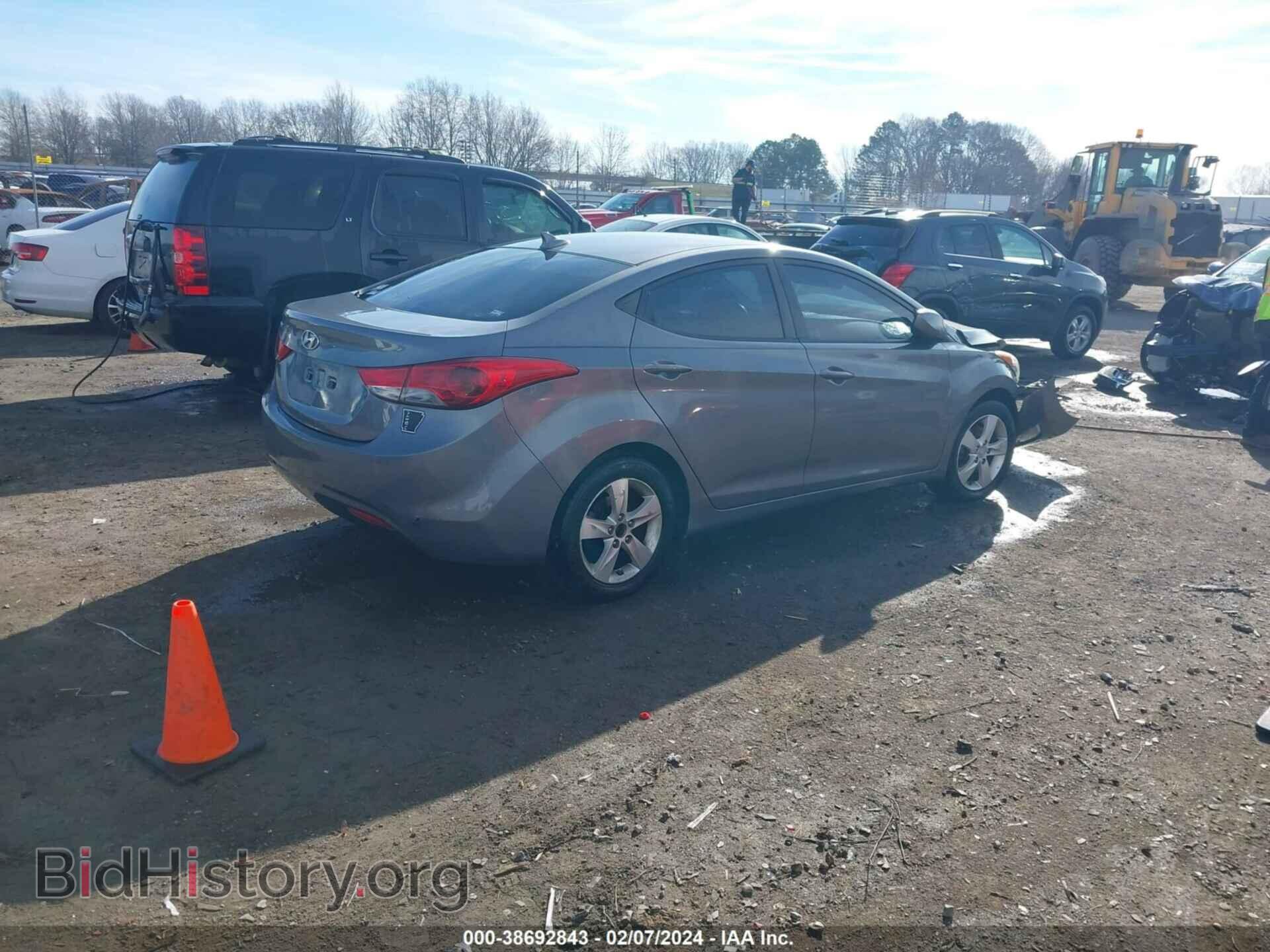 2012 HYUNDAI ELANTRA - VIN: 5NPDH4AE5CH064411 - Фото 4