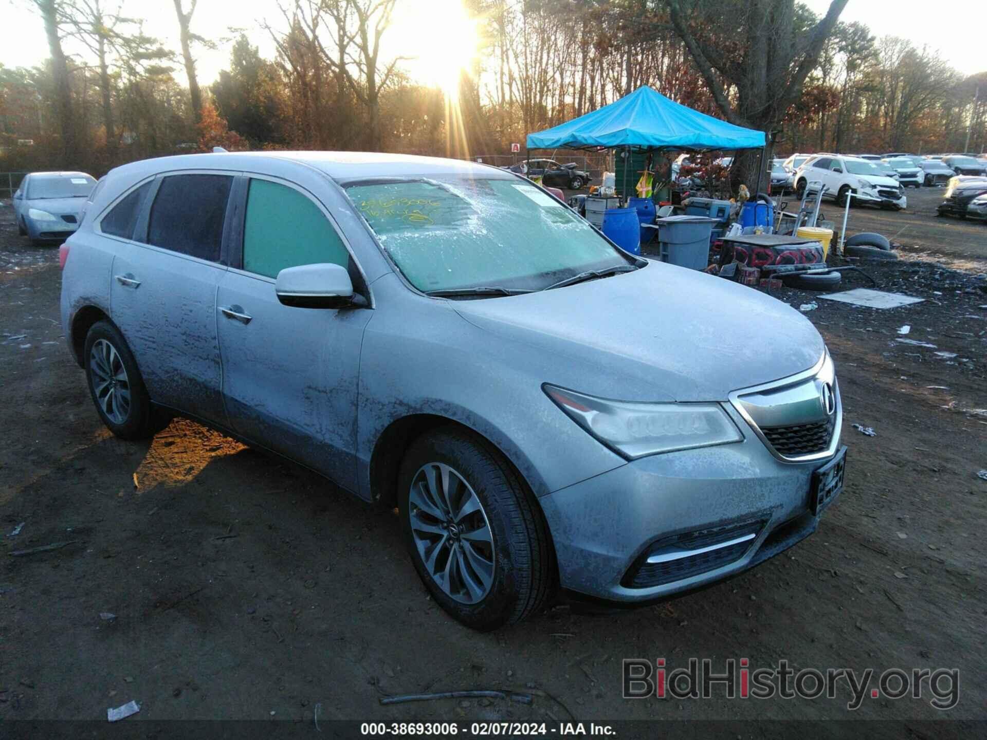 Фотография 5FRYD4H44GB020204 - ACURA MDX 2016