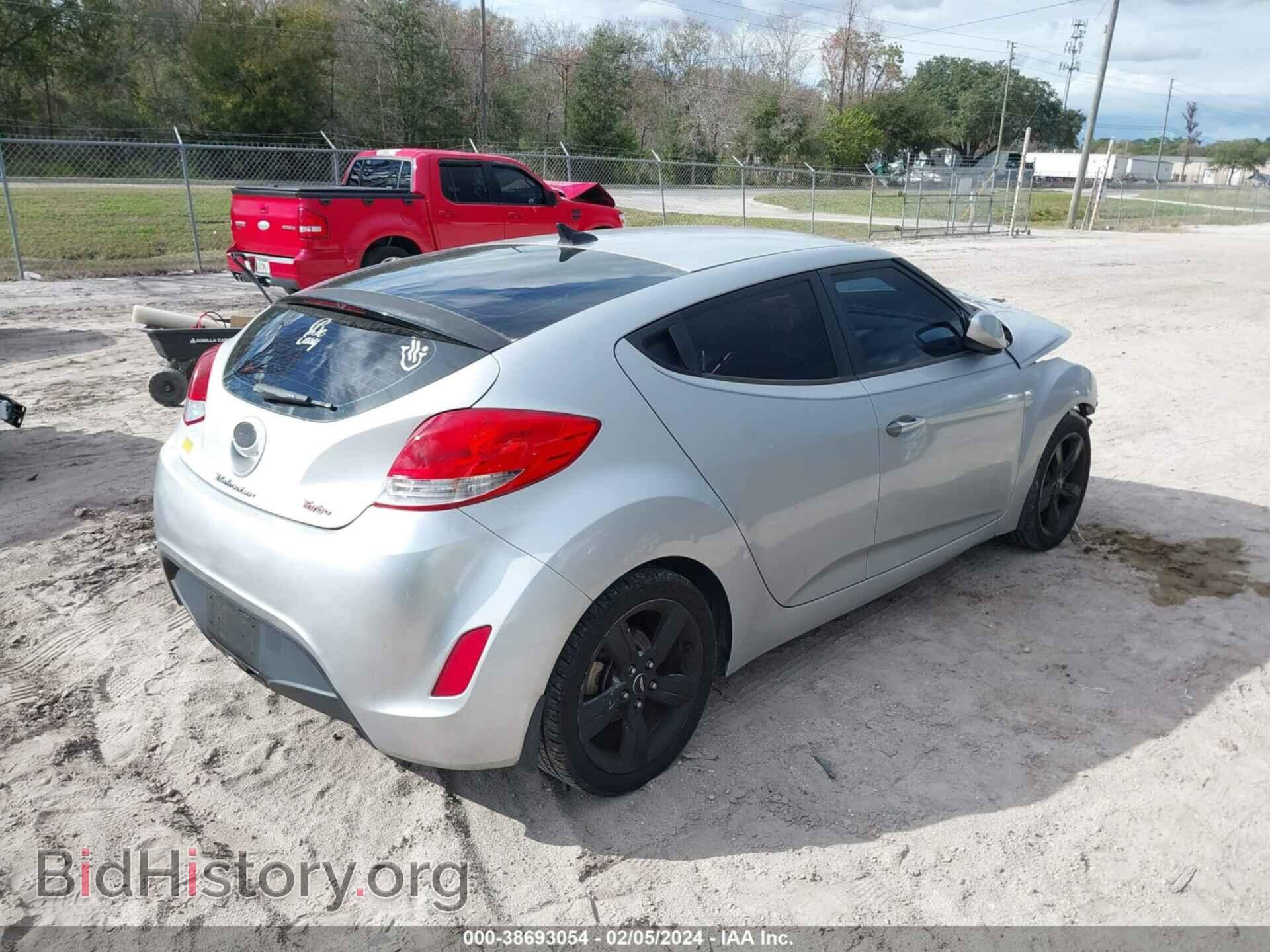 2012 HYUNDAI VELOSTER - VIN: KMHTC6AD2CU073758 - Фото 4