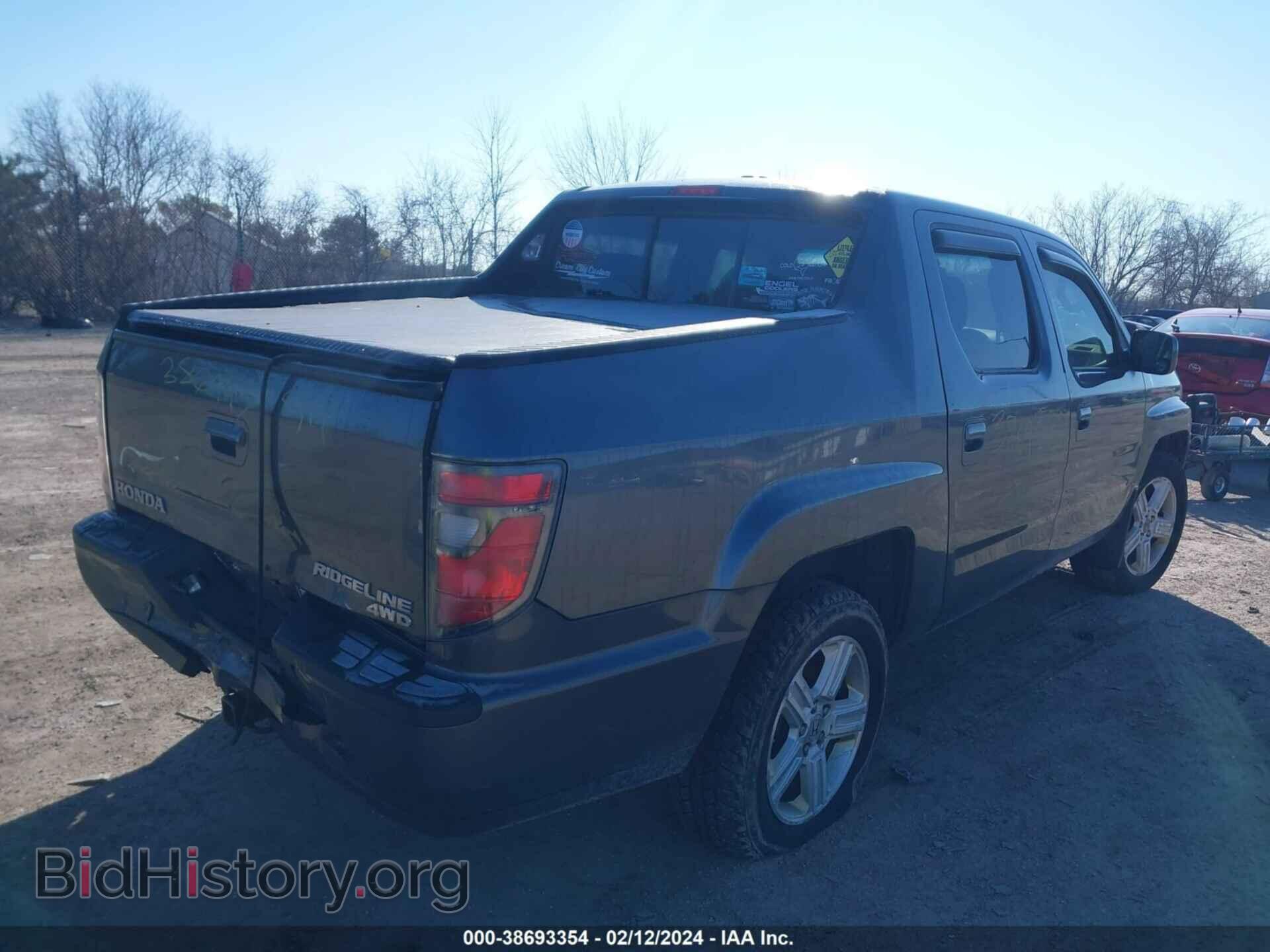 2011 HONDA RIDGELINE - VIN: 5FPYK1F54BB004960 - Фото 4