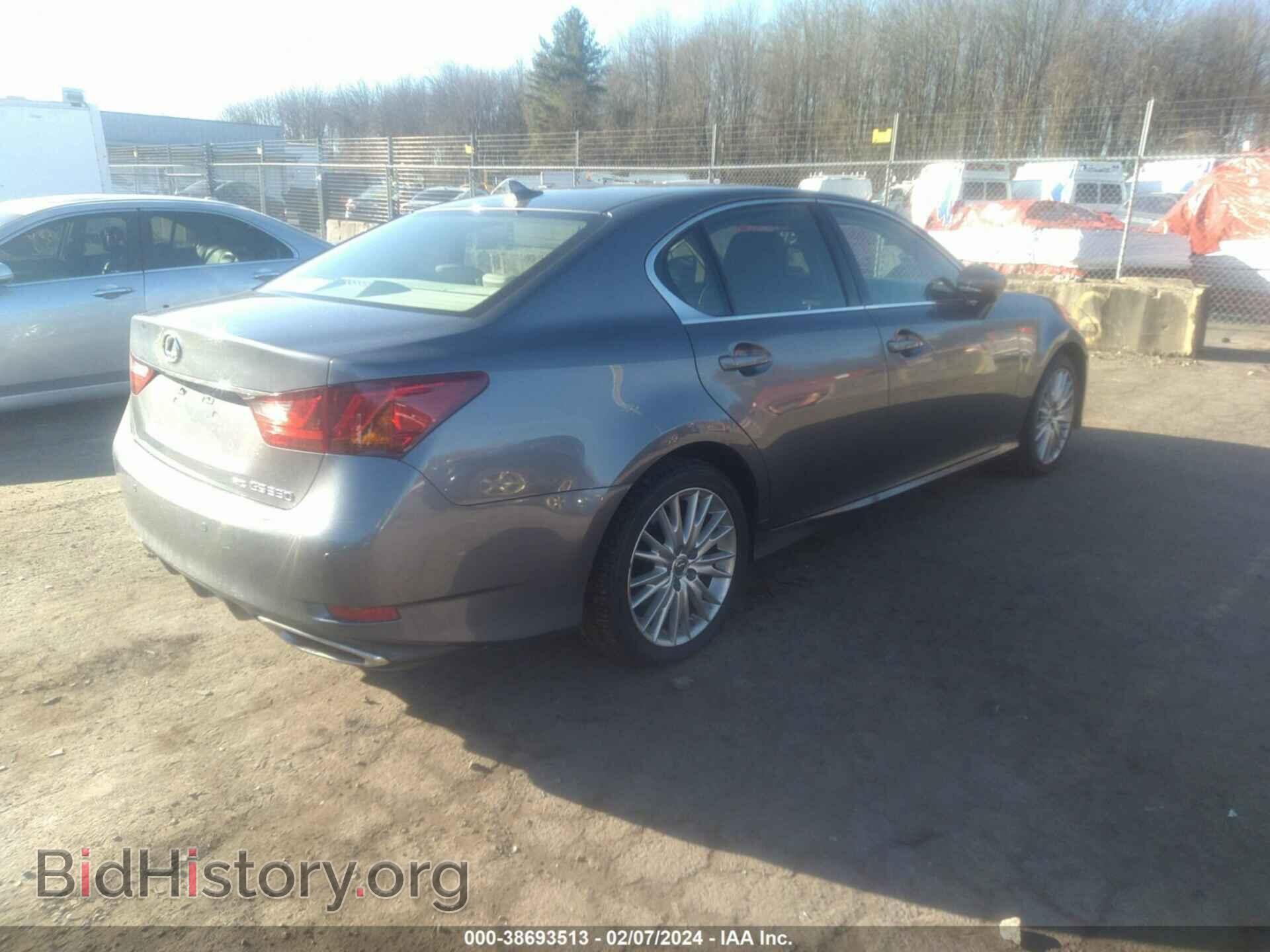 2013 LEXUS GS 350 - VIN: JTHCE1BL2D5008717 - Фото 4