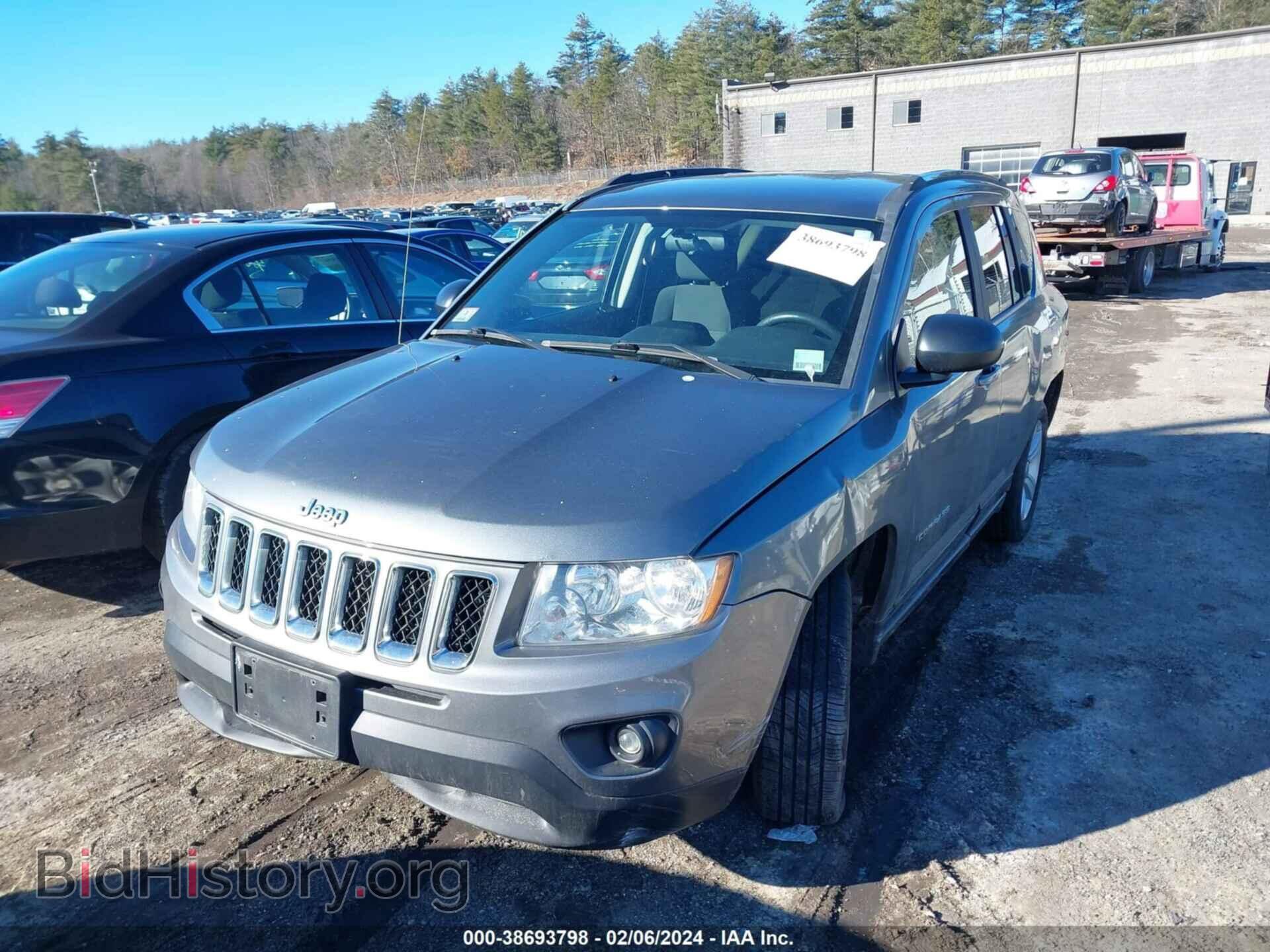 2012 JEEP COMPASS - VIN: 1C4NJDEB5CD572344 - Фото 2