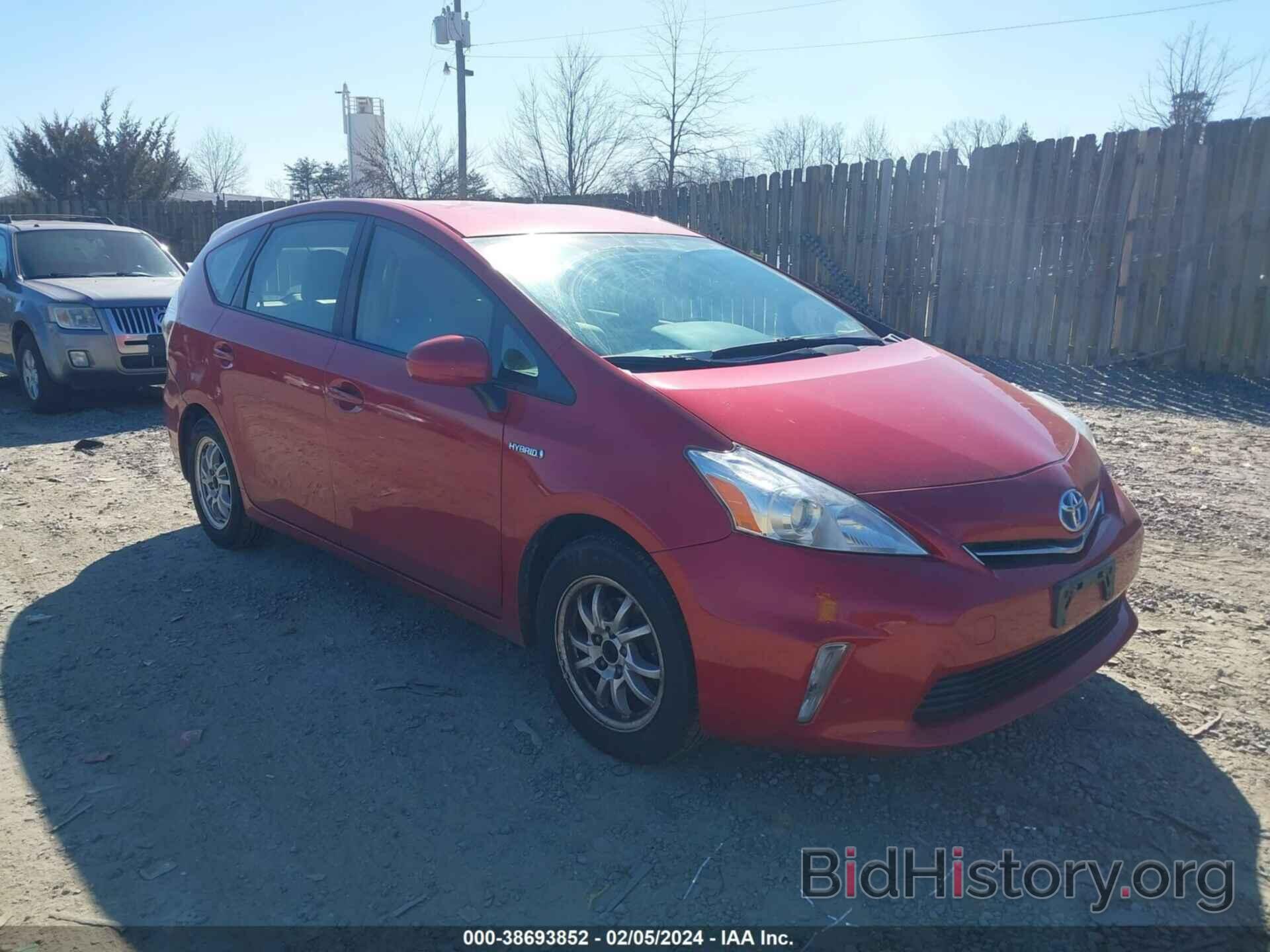 Photo JTDZN3EU4D3216606 - TOYOTA PRIUS V 2013