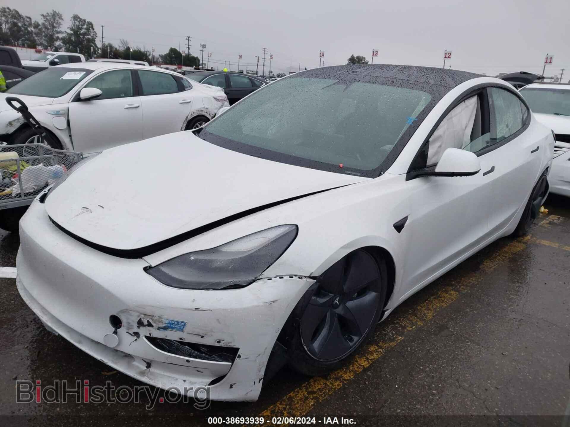 2021 TESLA MODEL 3 - VIN: 5YJ3E1EA9MF071436 - Фото 2