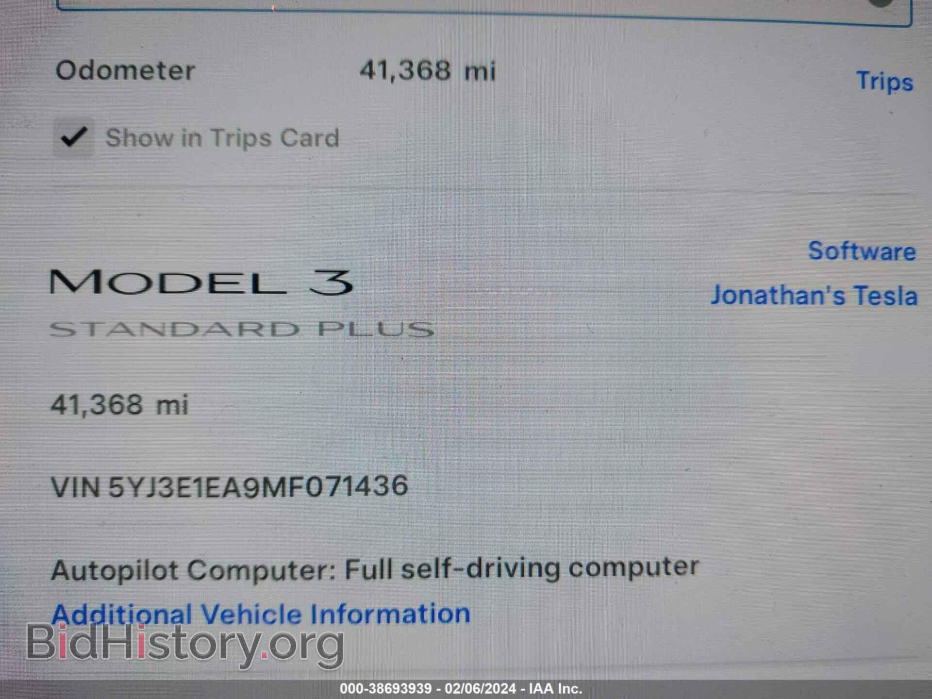 2021 TESLA MODEL 3 - VIN: 5YJ3E1EA9MF071436 - Фото 15