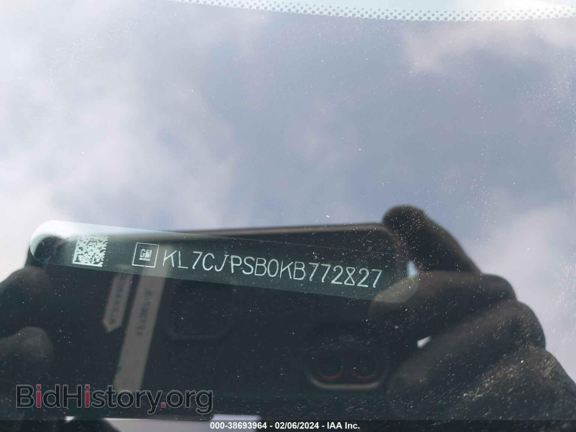 2019 CHEVROLET TRAX - VIN: KL7CJPSB0KB772827 - Фото 9
