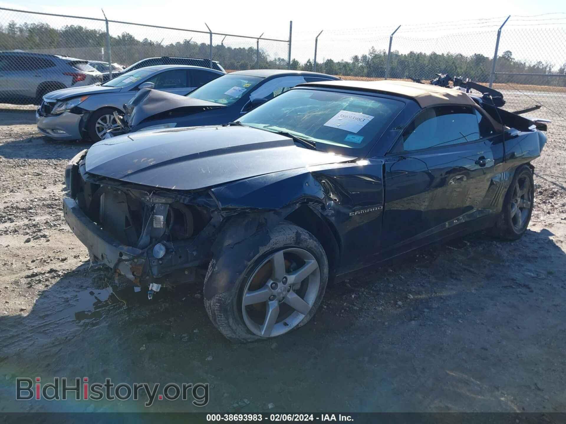 2014 CHEVROLET CAMARO - VIN: 2G1FB3D31E9136475 - Фото 2