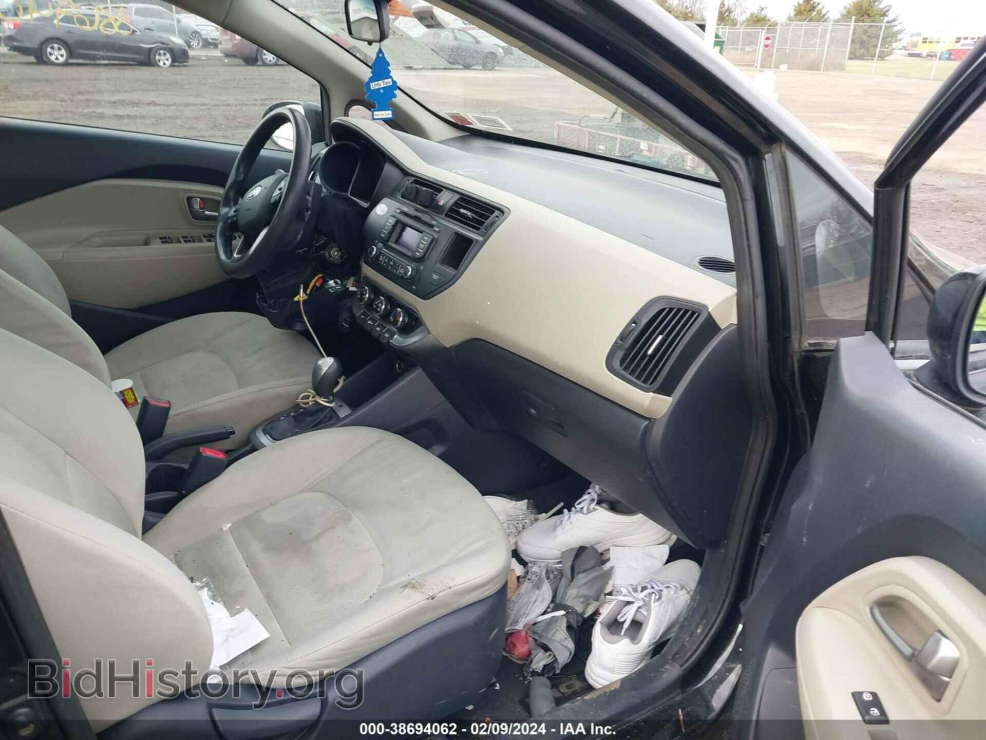 2012 KIA RIO5 - VIN: KNADM5A32C6016971 - Фото 5