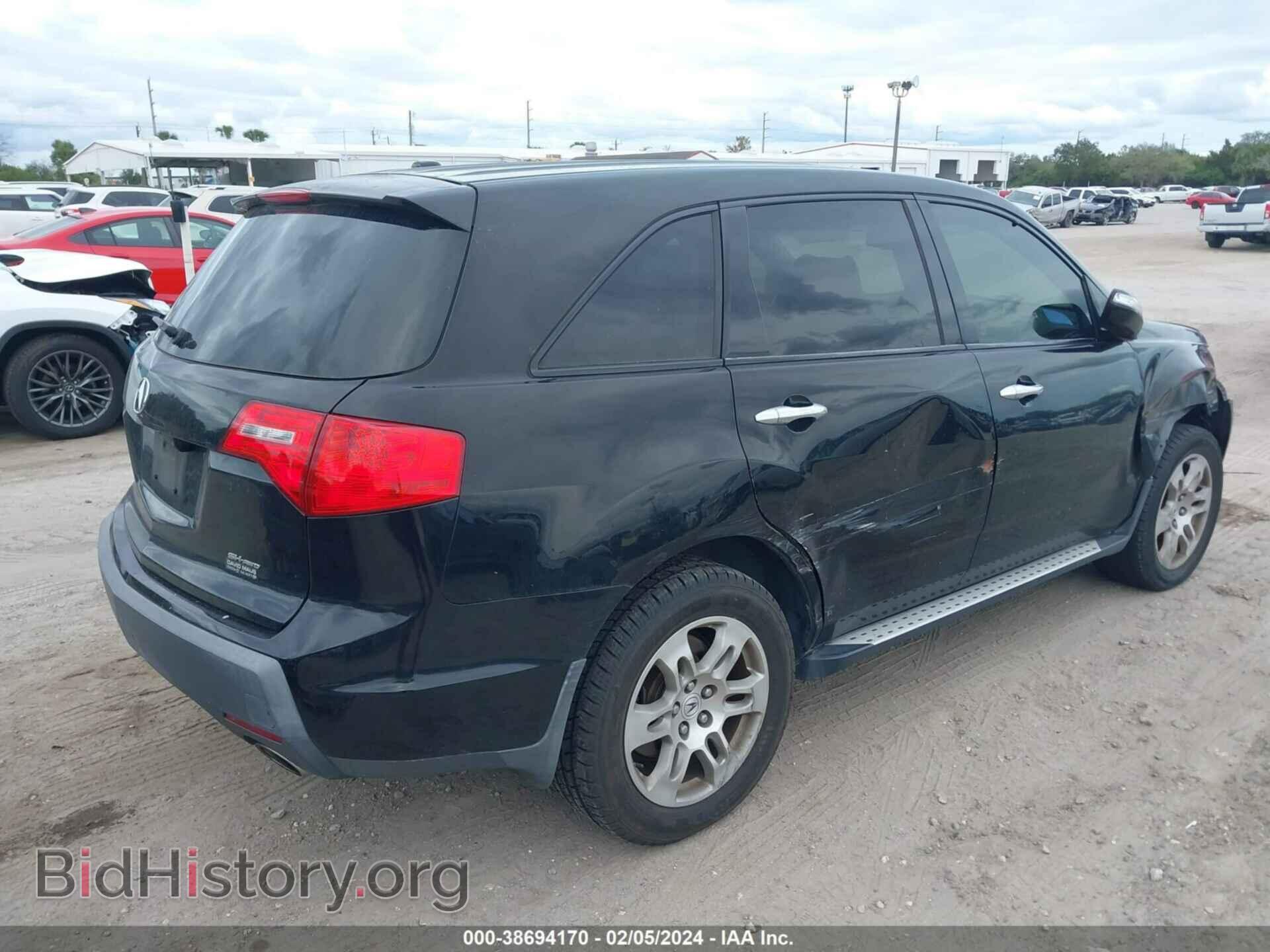 2009 ACURA MDX - VIN: 2HNYD28489H509797 - Фото 4