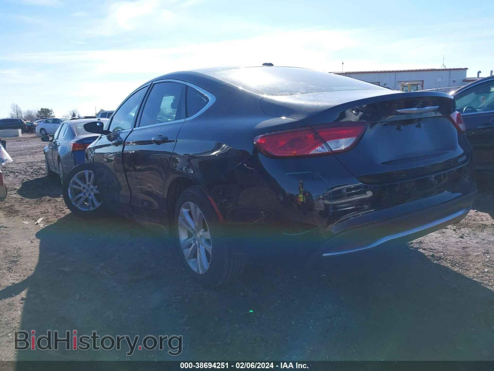 2016 CHRYSLER 200 - VIN: 1C3CCCAB9GN124372 - Фото 3