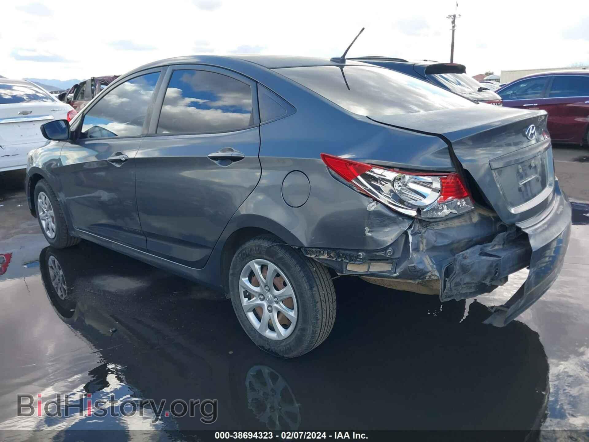 2013 HYUNDAI ACCENT - VIN: KMHCT4AE7DU329732 - Фото 3