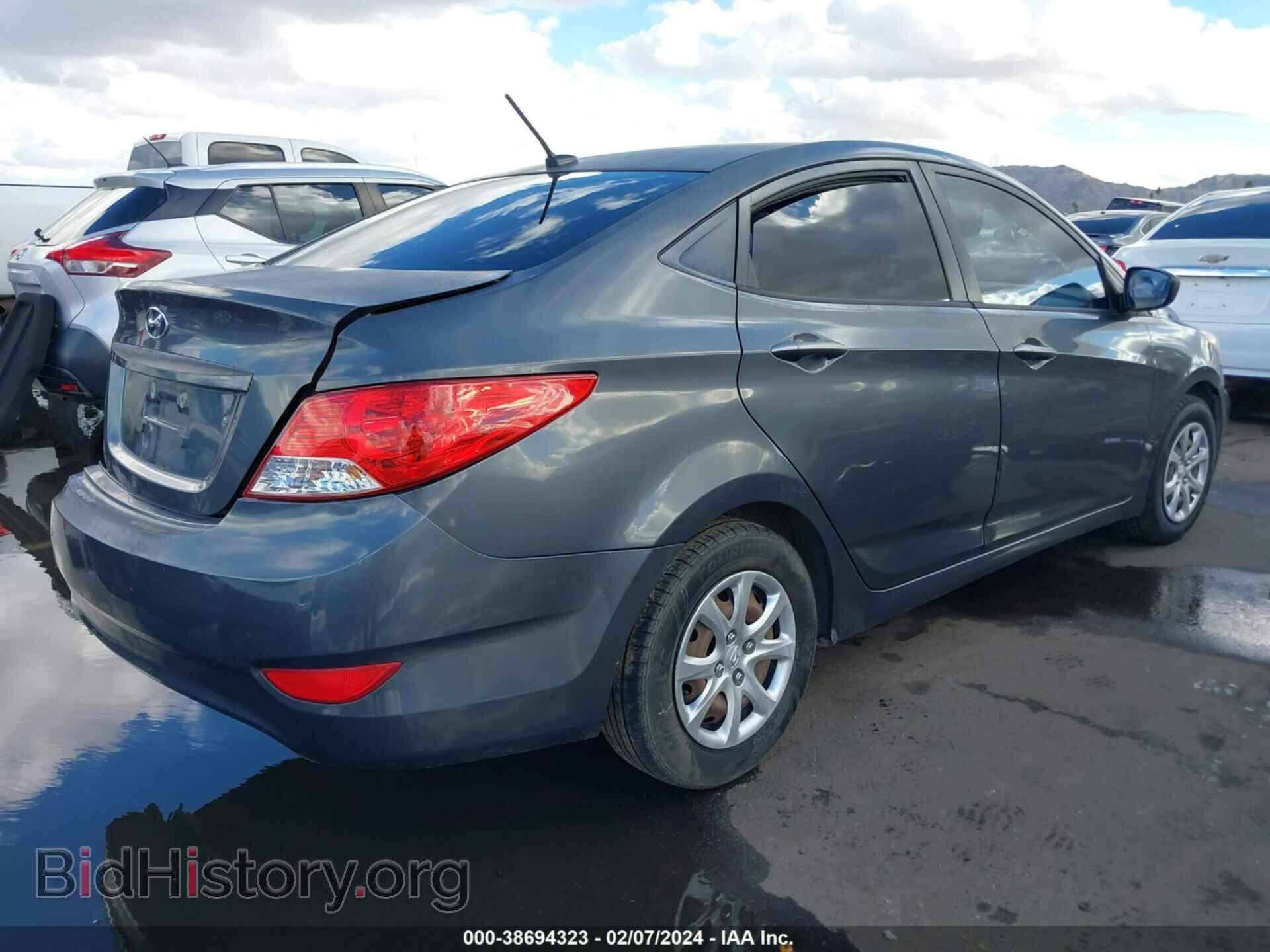 2013 HYUNDAI ACCENT - VIN: KMHCT4AE7DU329732 - Фото 4