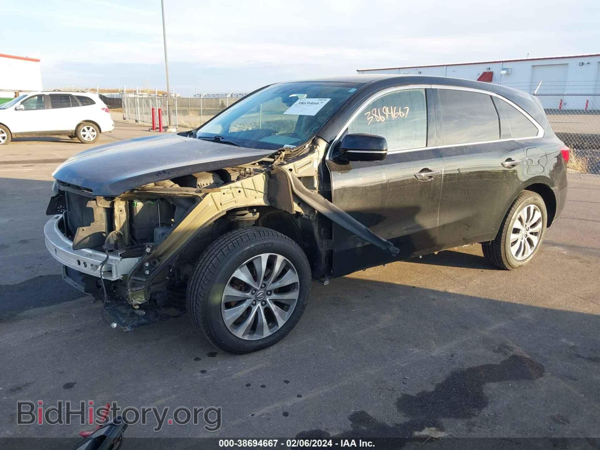 2015 ACURA MDX - VIN: 5FRYD4H44FB022646 - Фото 2