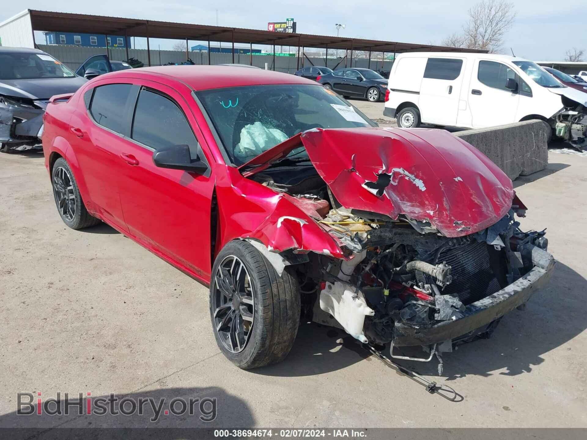 Фотография 1C3CDZAG4DN749284 - DODGE AVENGER 2013