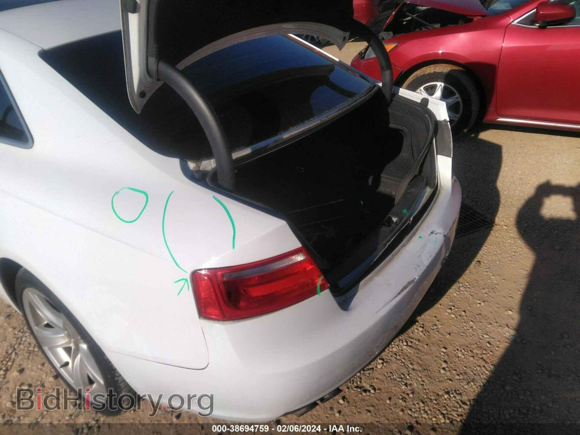 2013 AUDI A5 - VIN: WAUCFAFR5DA077757 - Фото 6