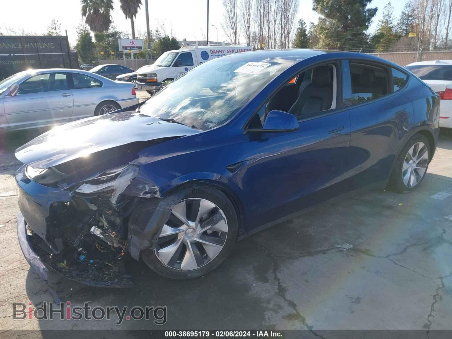 2021 TESLA MODEL Y - VIN: 5YJYGAEE8MF231745 - Фото 2