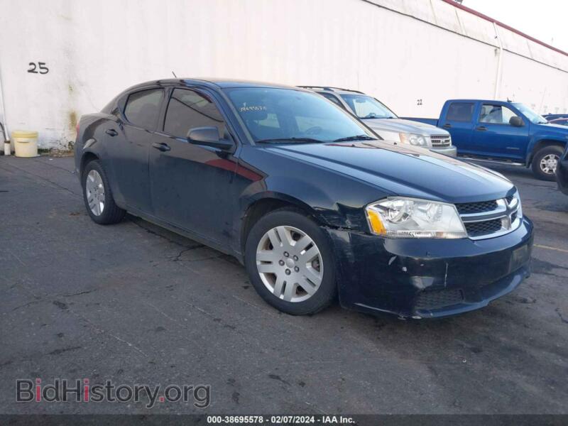 2012 Dodge AVENGER SE (VIN 1C3CDZAB8CN331622) — фото 1 из 11, IAAI, повреждение: передняя часть