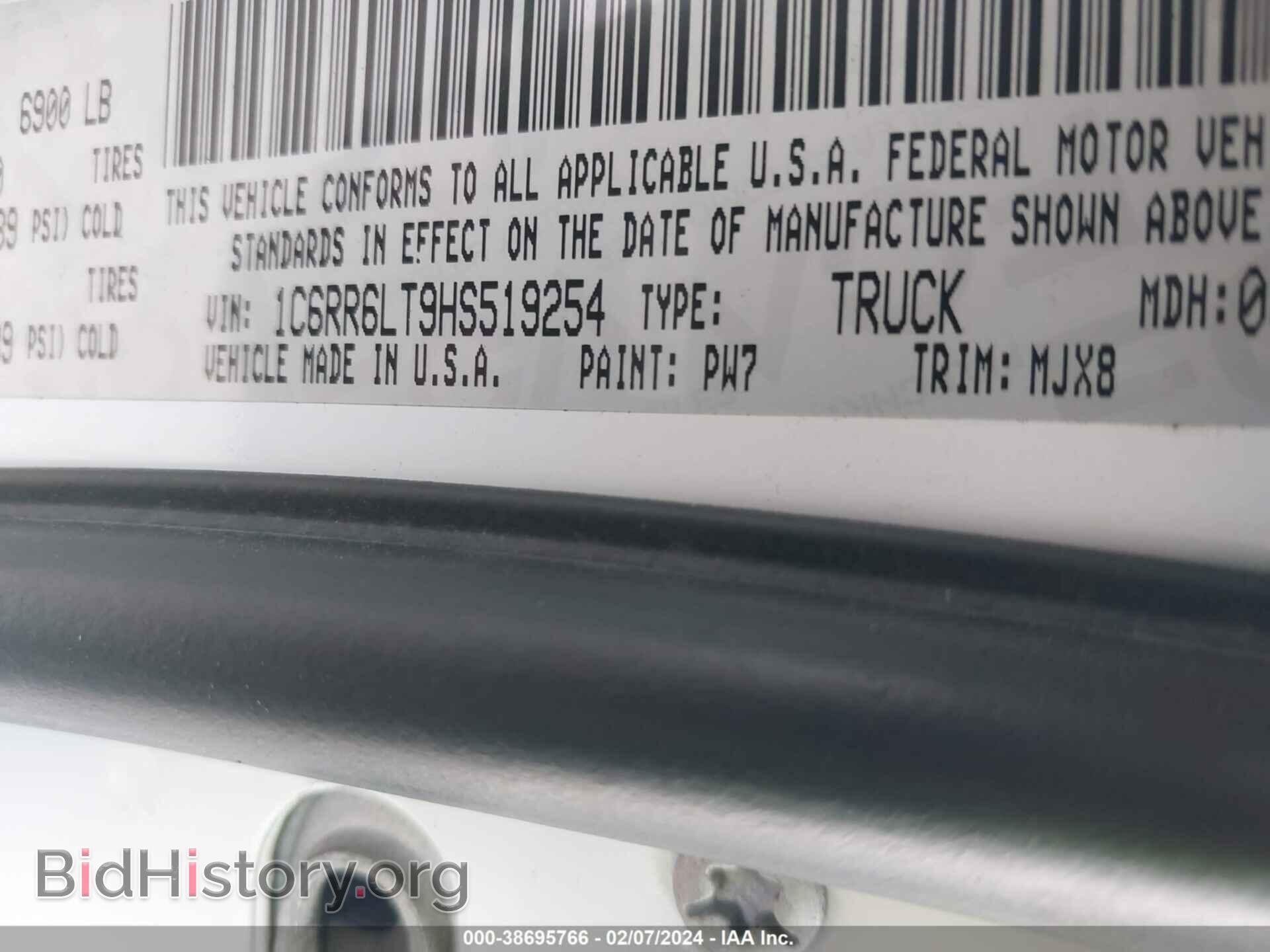 2017 RAM 1500 - VIN: 1C6RR6LT9HS519254 - Фото 9